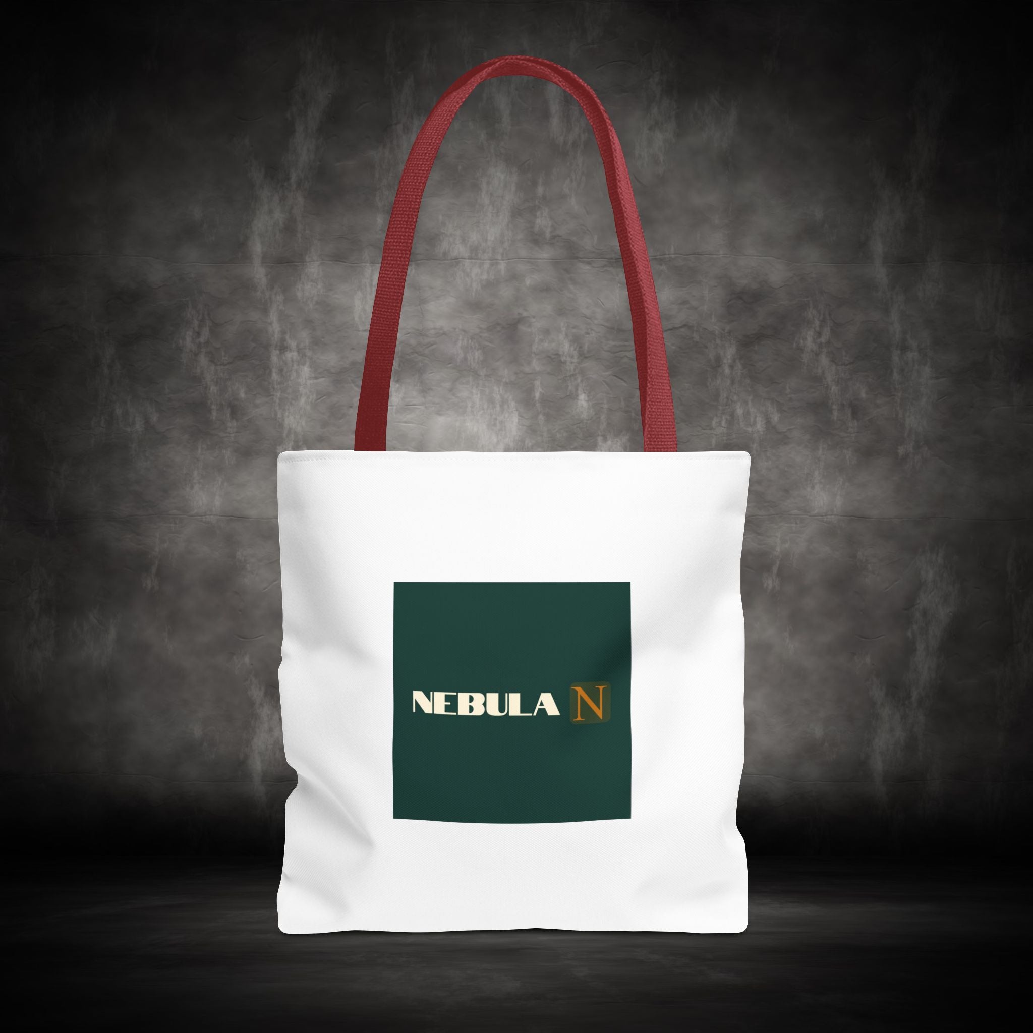 Nebula Line Tote Bag — Green Square Monogram Eco Tote