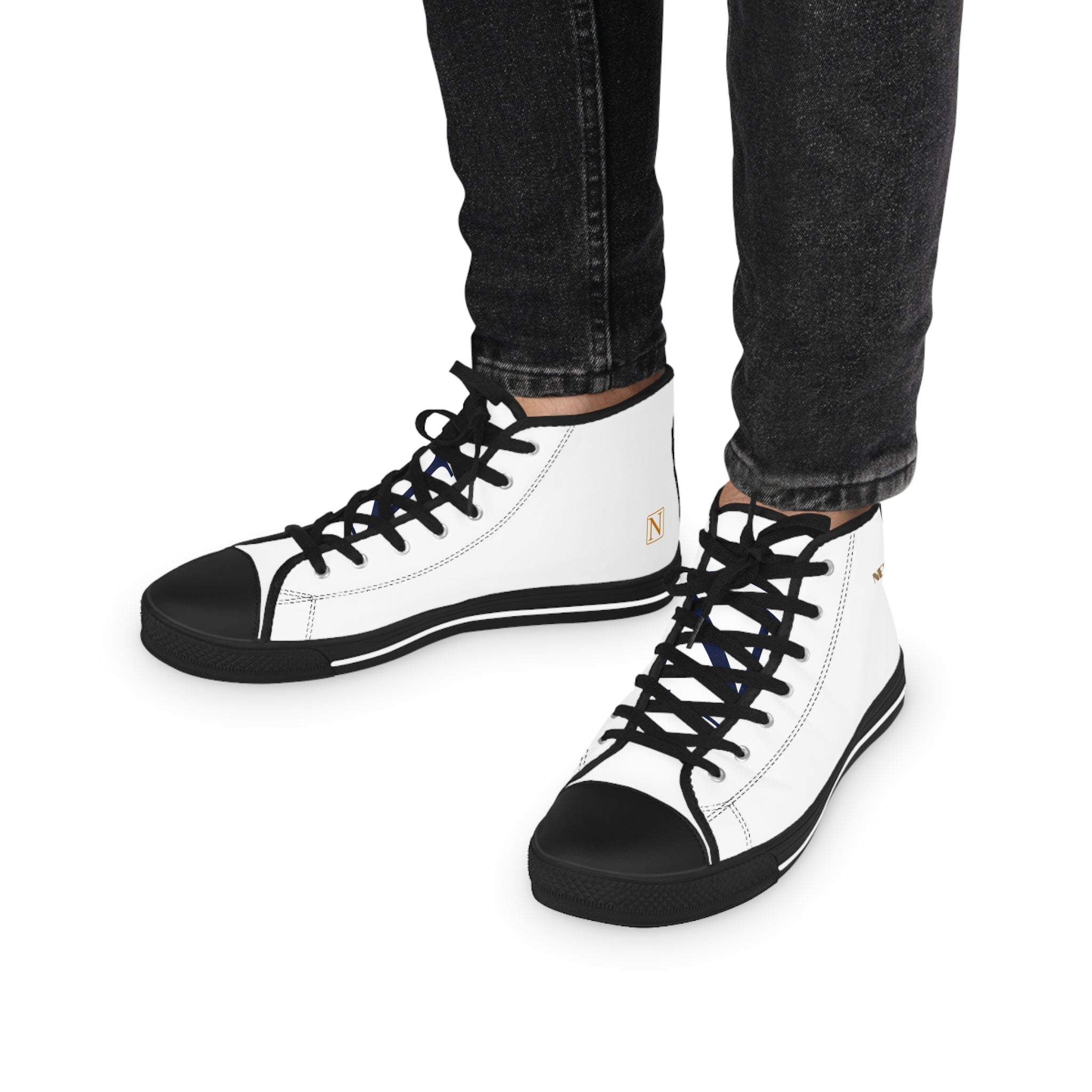 Nebula Line Limited Edition High Top Canvas Sneakers For Men