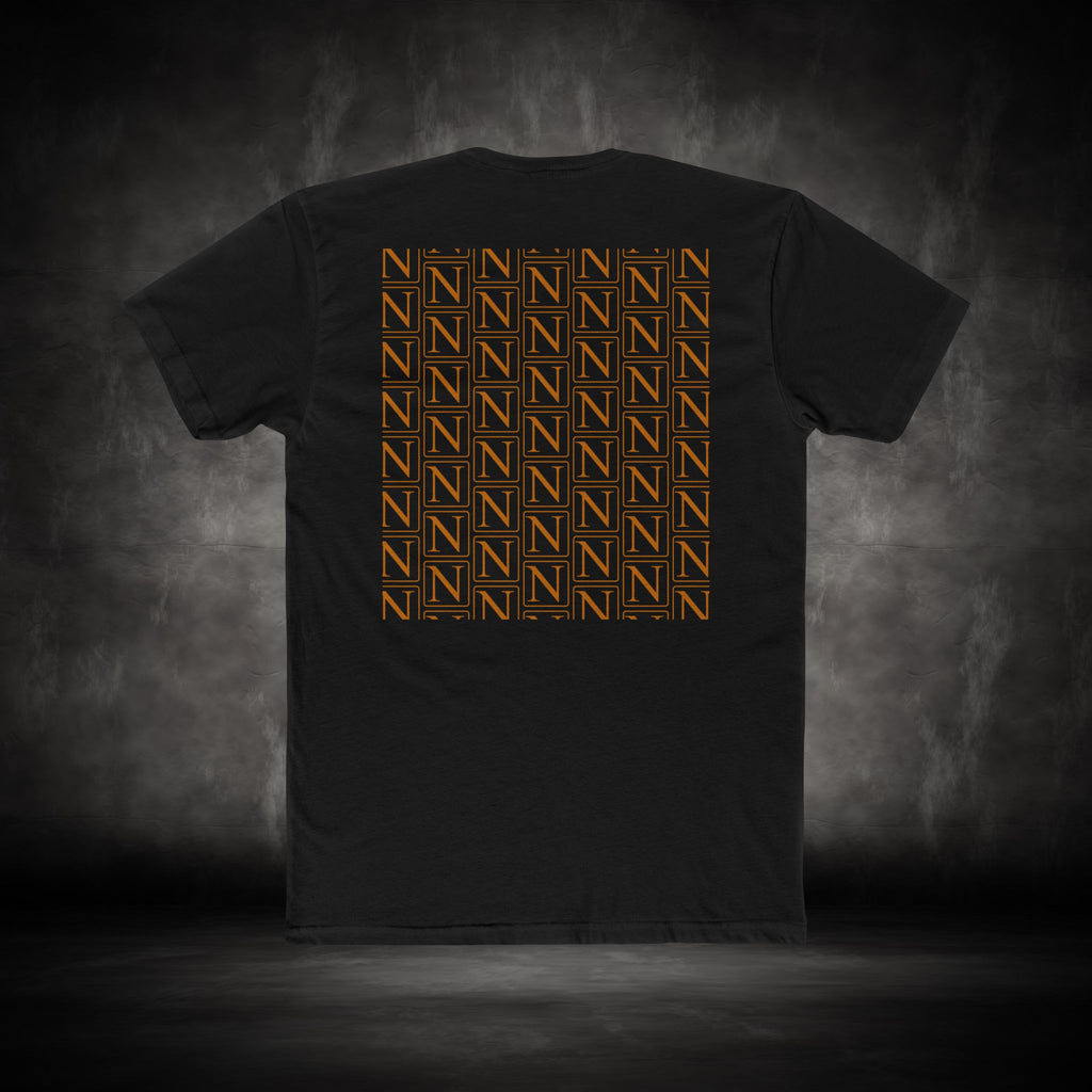 Nebula Line Minimalist Designer Cotton Crew T-Shirt