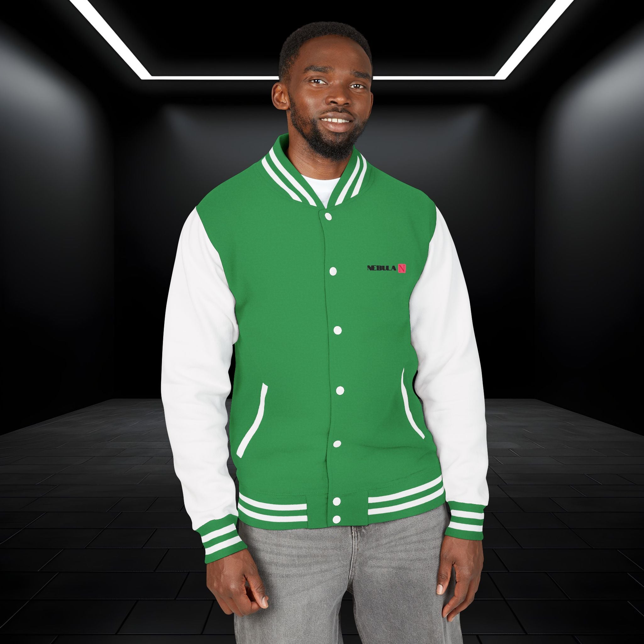 Nebula Line Designer Letterman Jacket – Retro Varsity