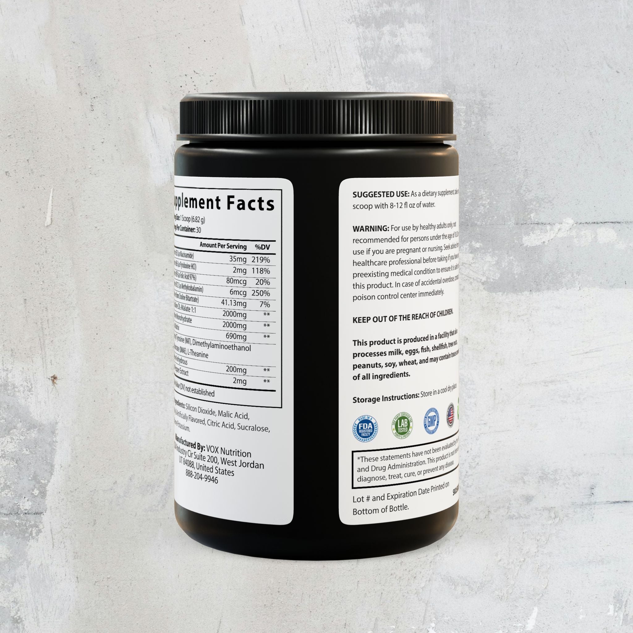 Nebula Pre-Workout Supplement, Fruit Punch (204g, 7.1oz)