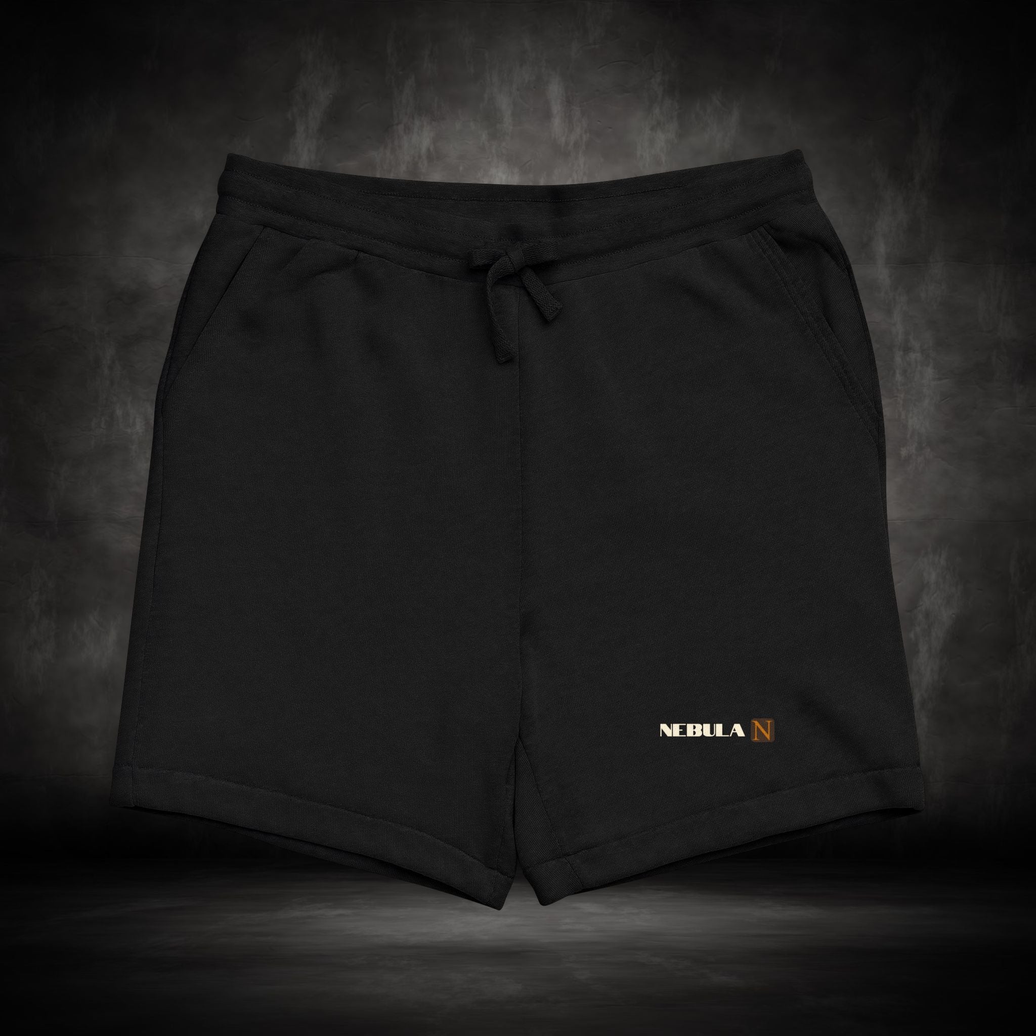 Nebula Line Embroidered Fleece Sweatshorts