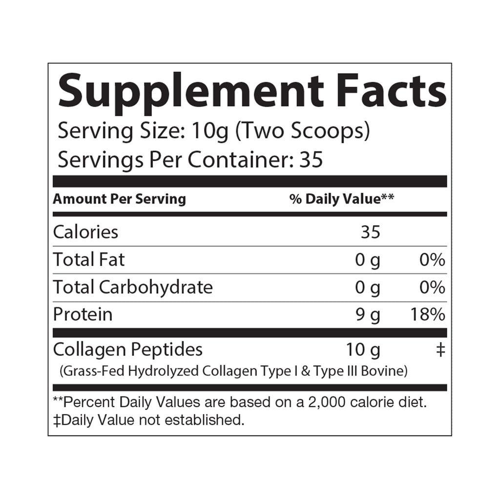 Nebula Collagen Peptides Type I & III Supplement (350g, 12.3oz)