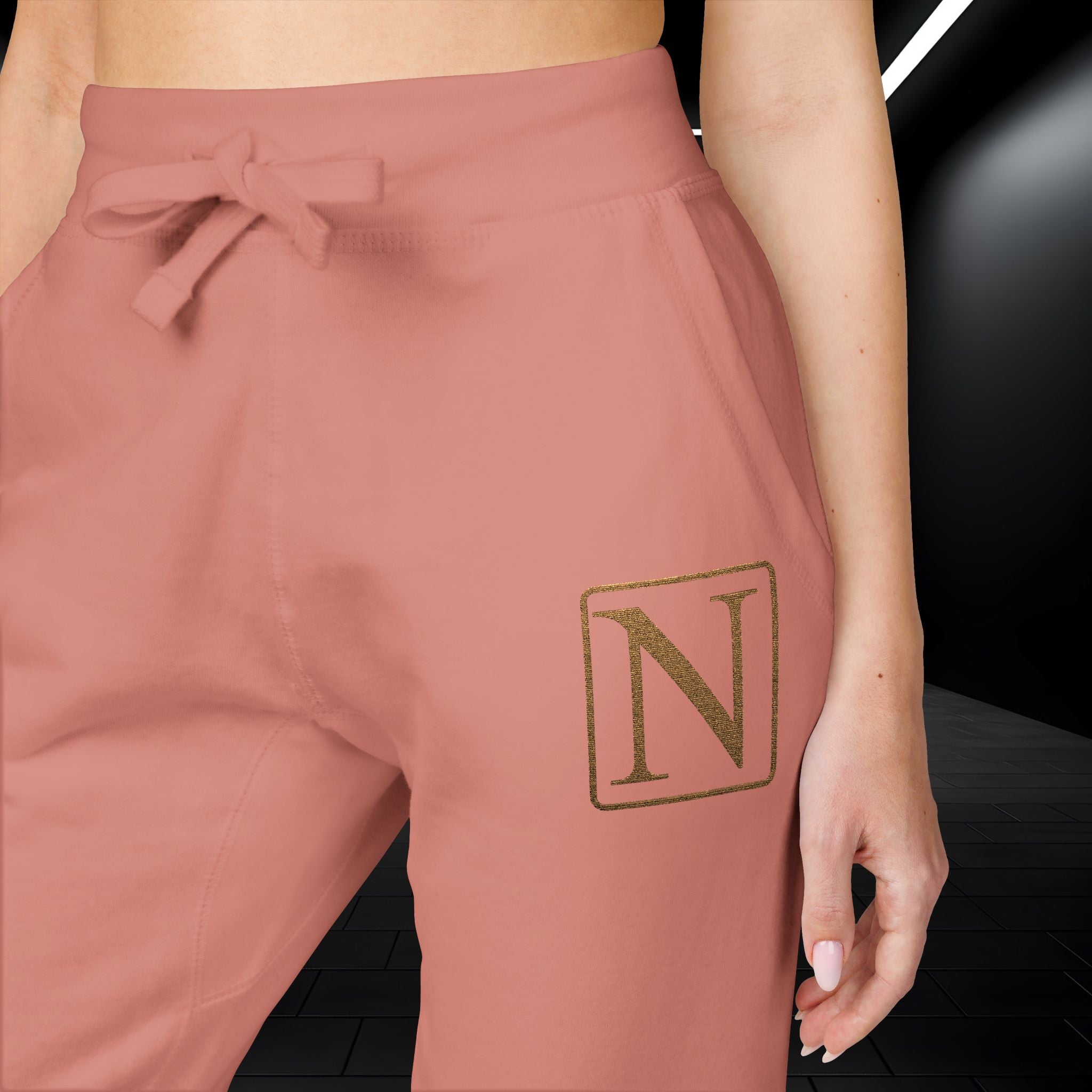 Nebula Line Limited Edition Embroidered Fleece Sweatpants Joggers