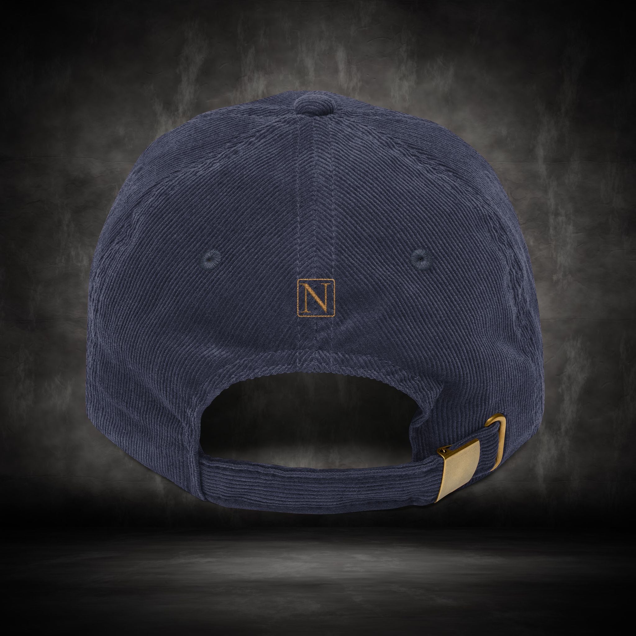 Nebula Line Vintage Corduroy Embroidered Cap — Retro Rustic Dad Hat