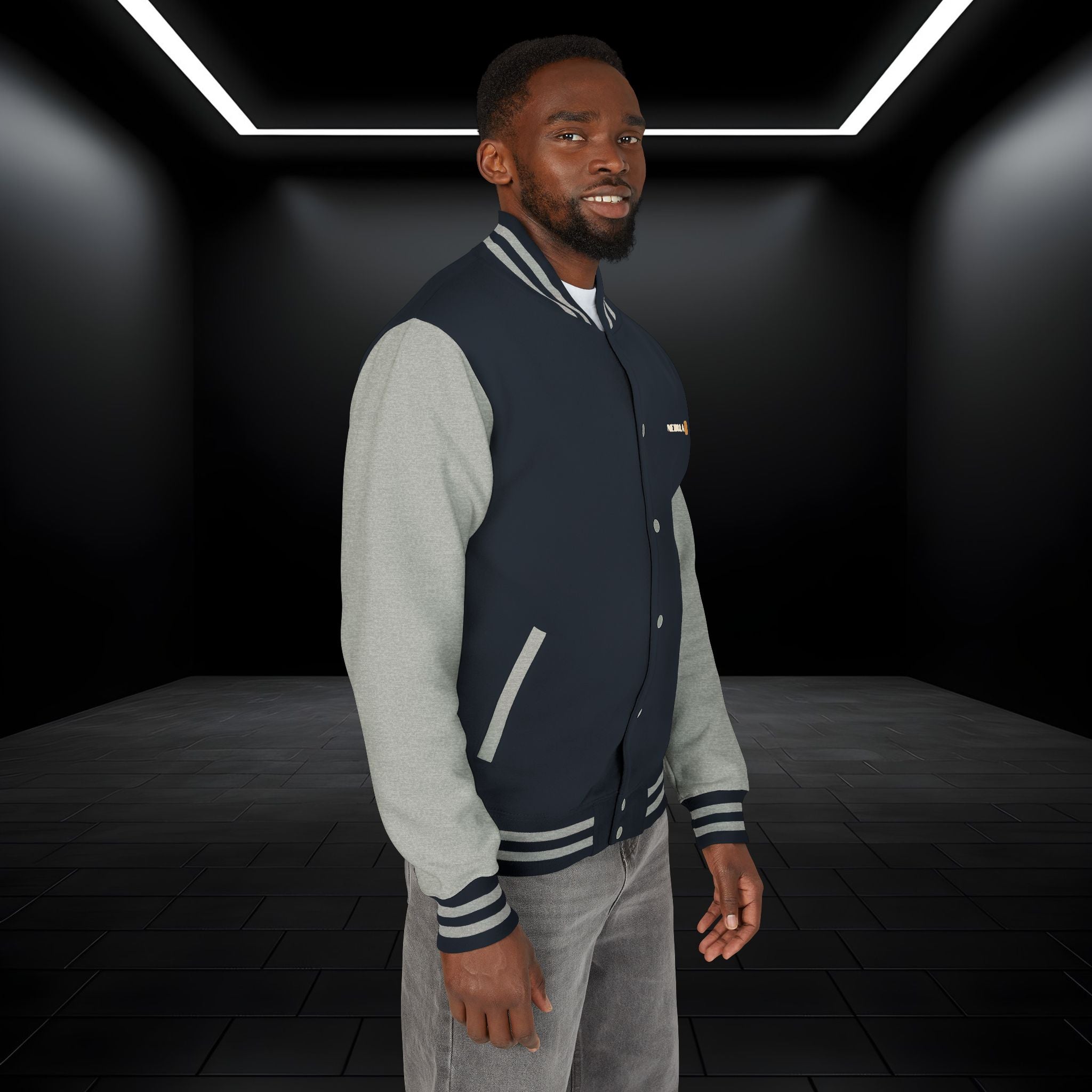 Nebula Line Designer Letterman Jacket – Retro Varsity