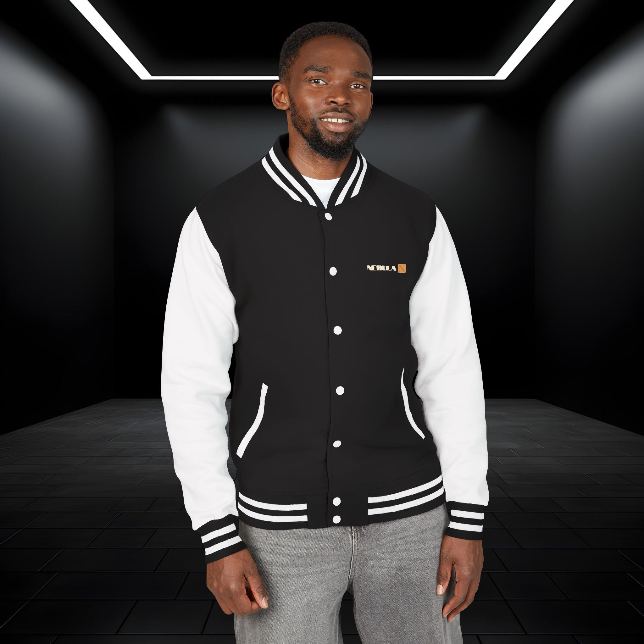 Nebula Line Designer Letterman Jacket – Retro Varsity