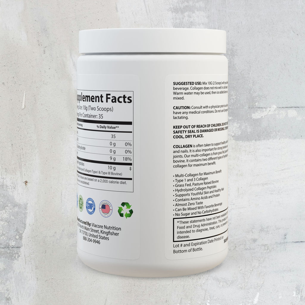 Nebula Collagen Peptides Type I & III Supplement (350g, 12.3oz)