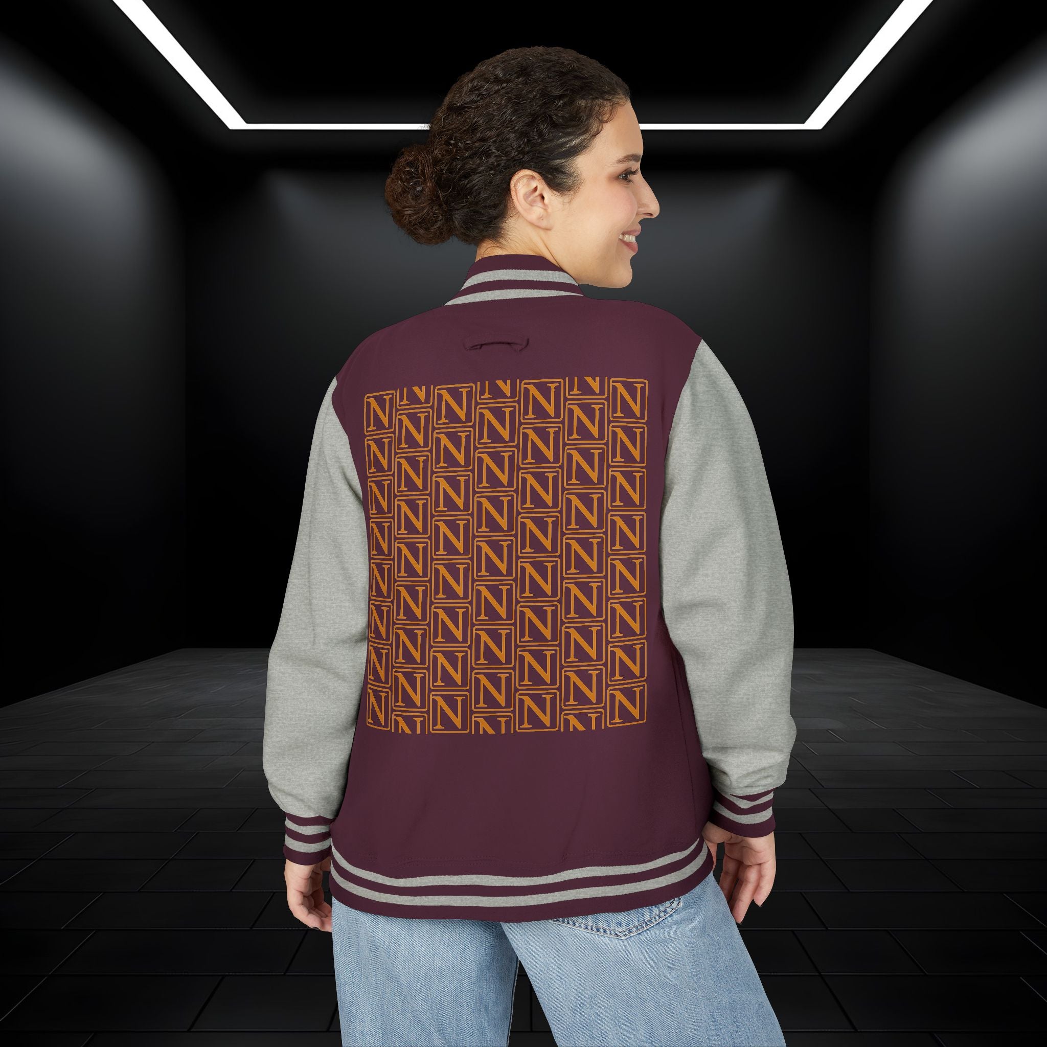 Nebula Line Designer Letterman Jacket – Retro Varsity