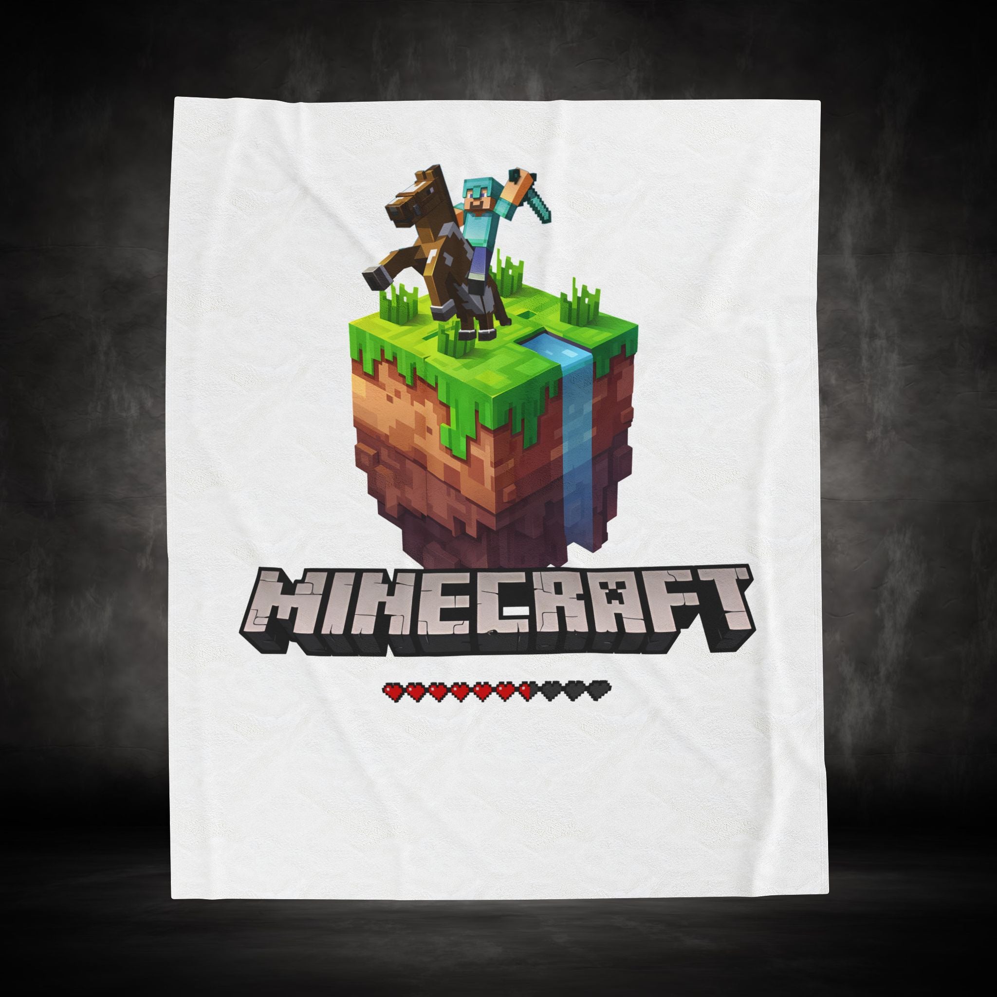 Minecraft Velveteen Plush Blanket