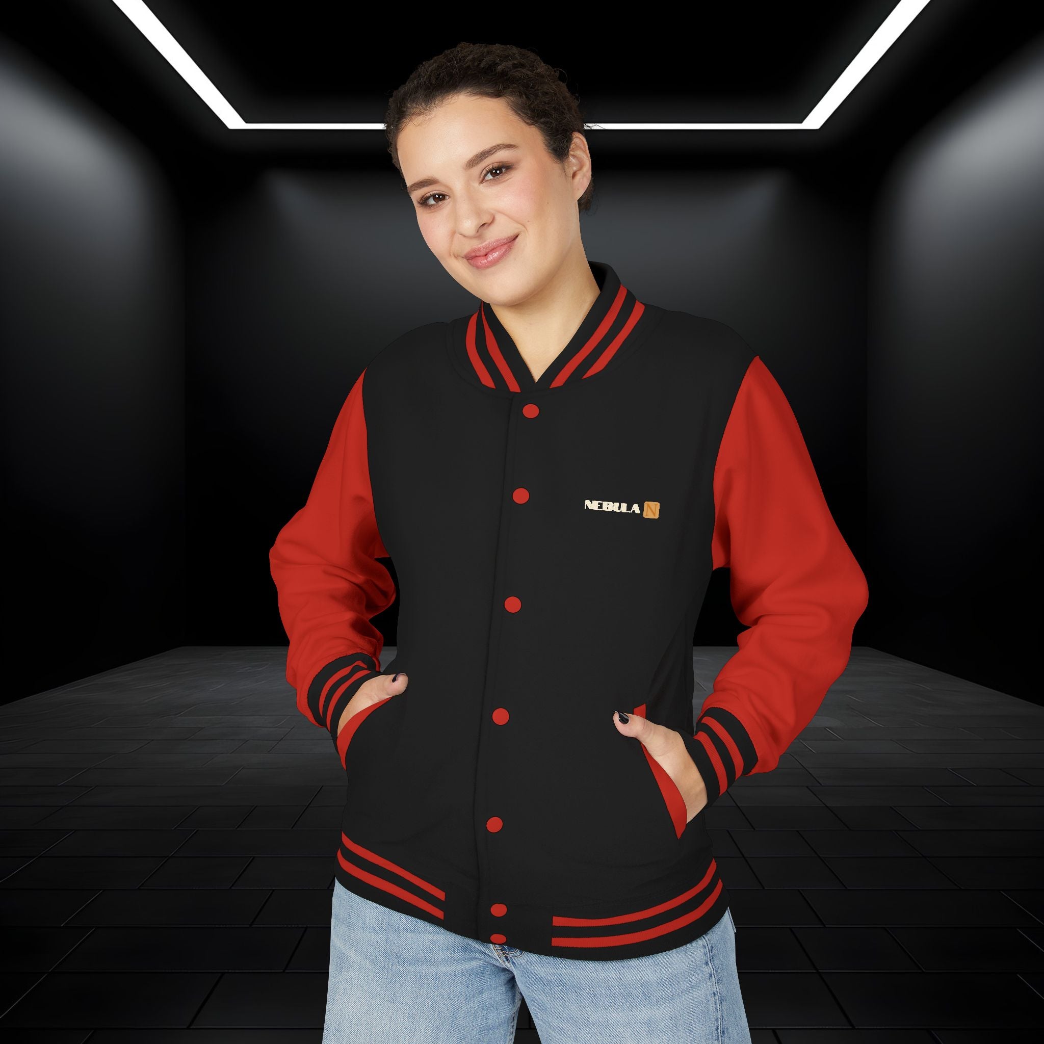 Nebula Line Designer Letterman Jacket – Retro Varsity