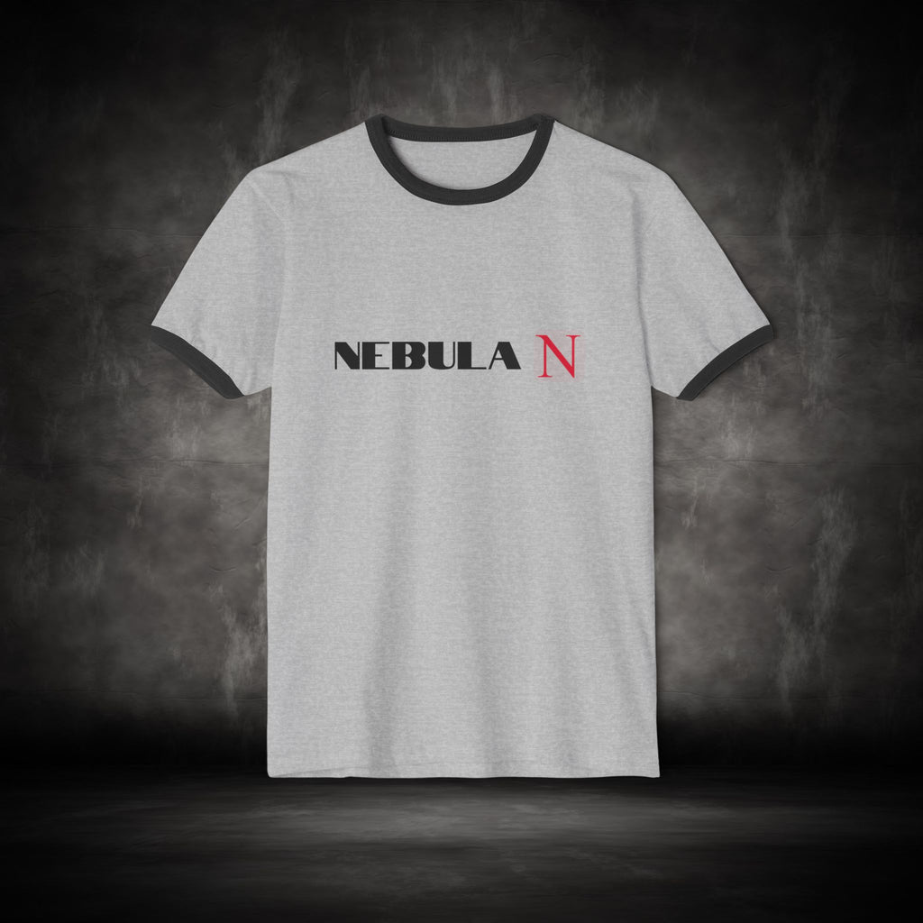 Nebula Line Retro Ringer Crewneck T-Shirt