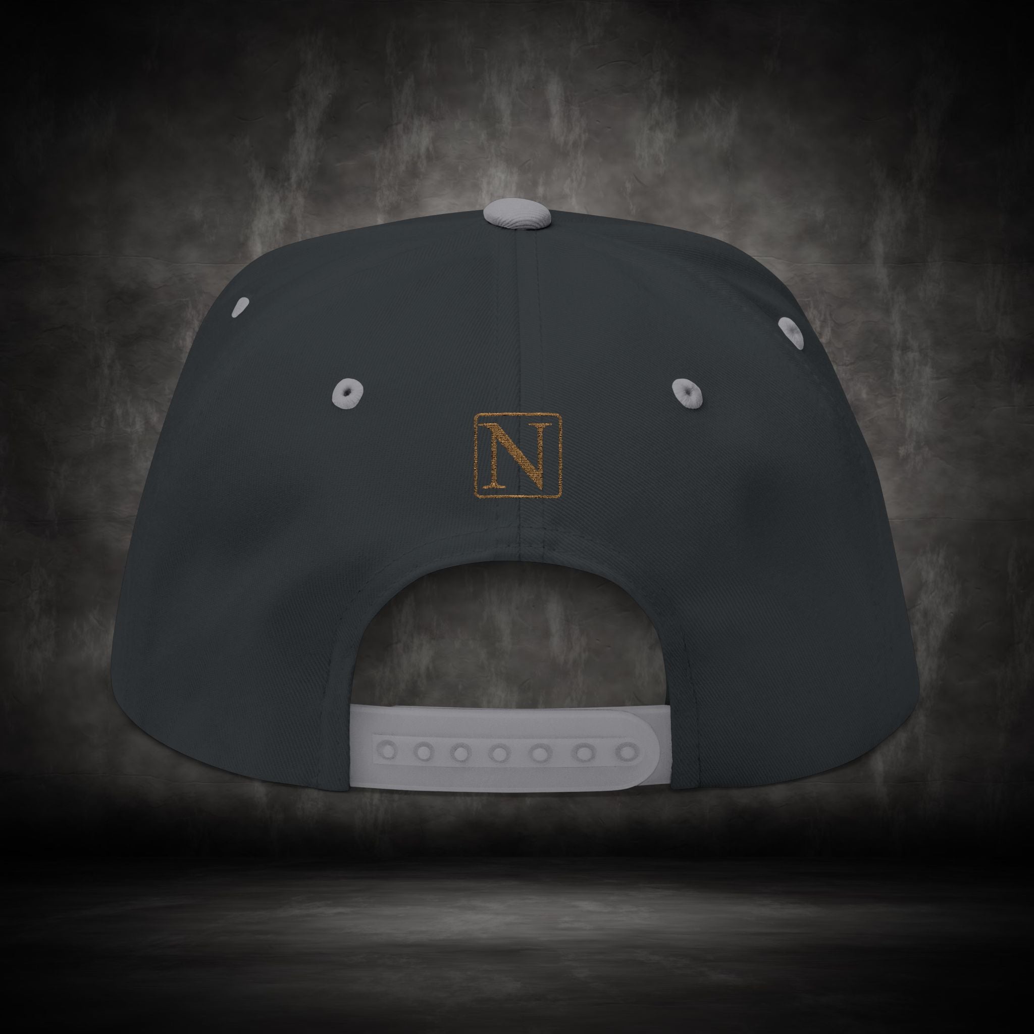 Nebula Line Flat Bill Cap - Embroidered Snapback Hat