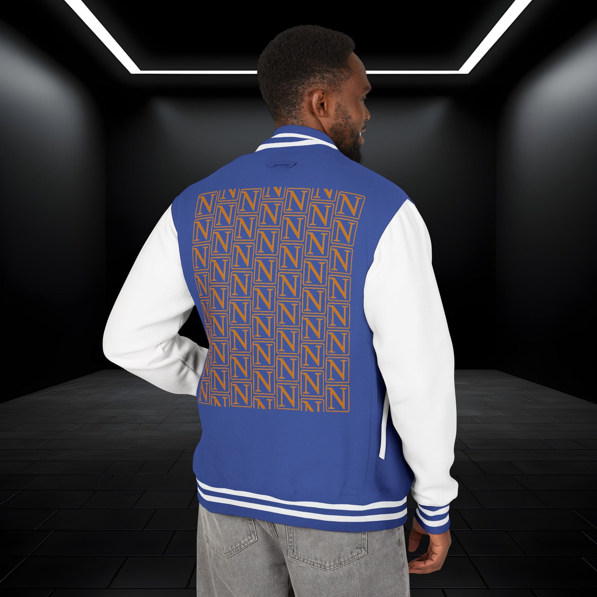 Nebula Line Designer Letterman Jacket – Retro Varsity