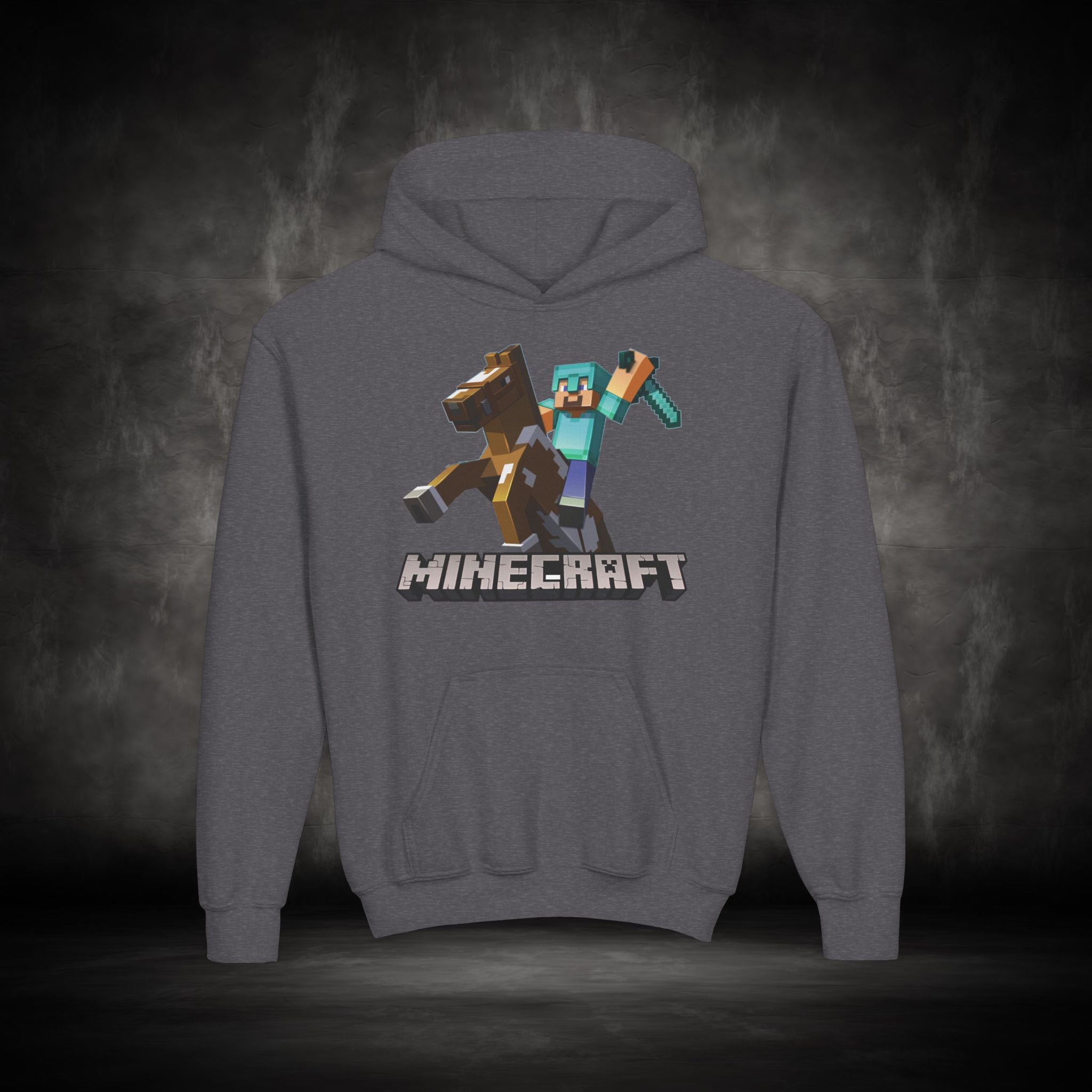 Youth Hoodie - Minecraft Kids Gaming Sweatshirt