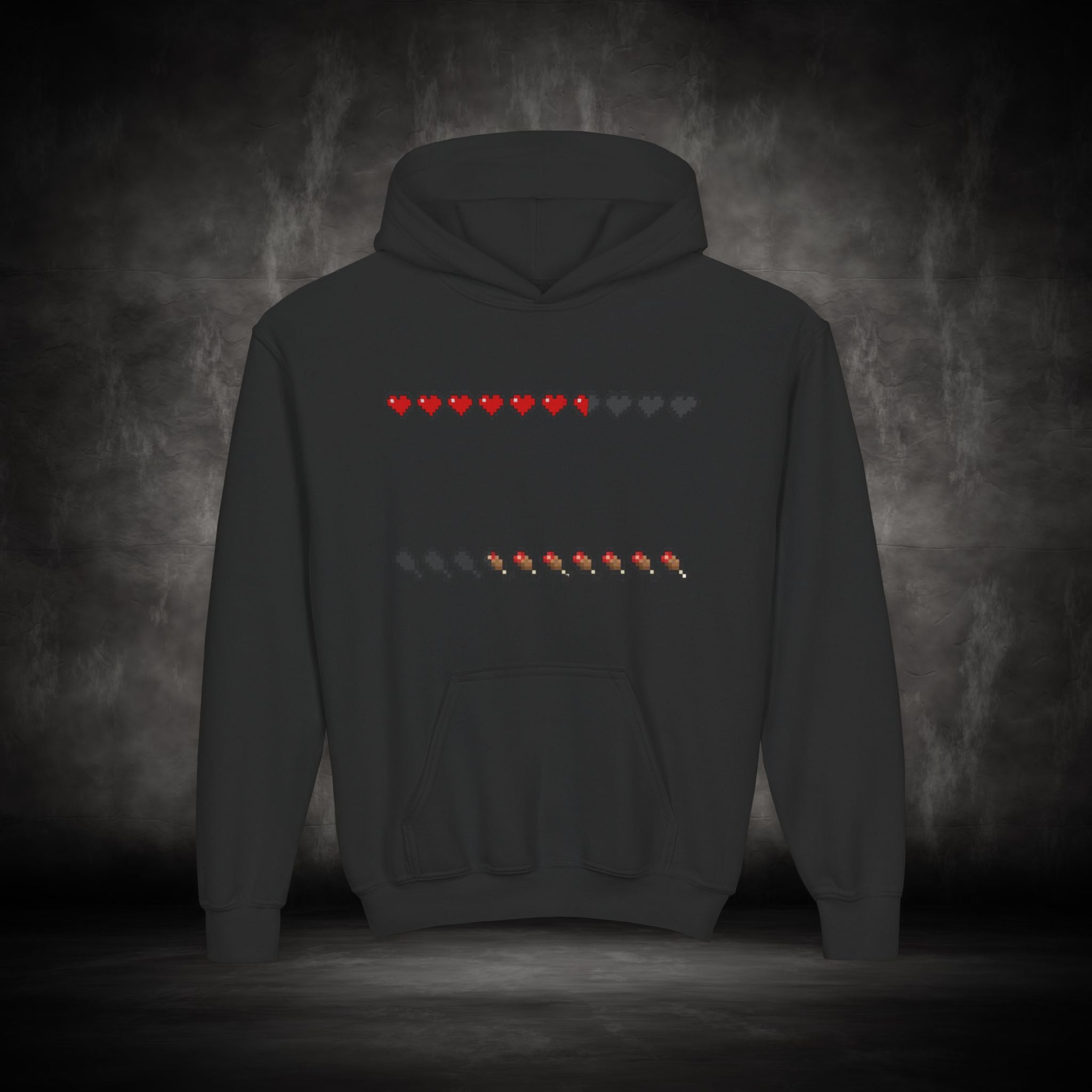 Youth Hoodie — Minecraft Pixel Design