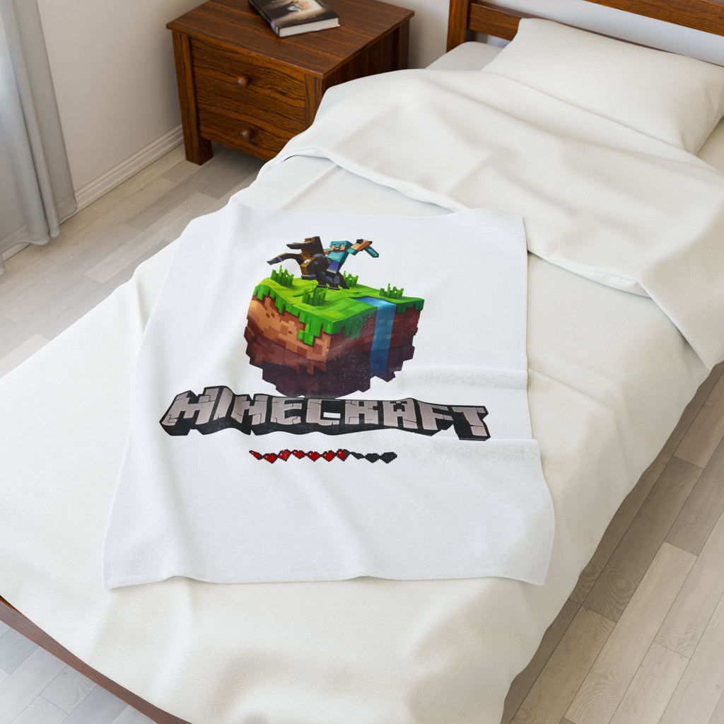 Minecraft Velveteen Plush Blanket