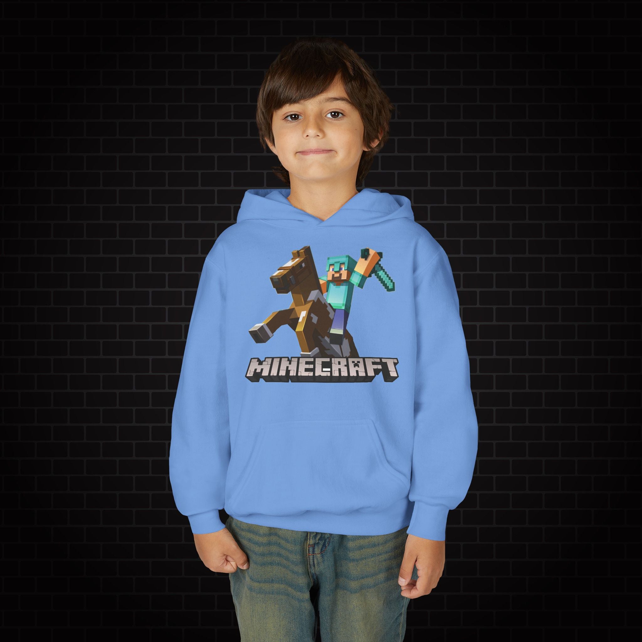Youth Hoodie - Minecraft Kids Gaming Sweatshirt