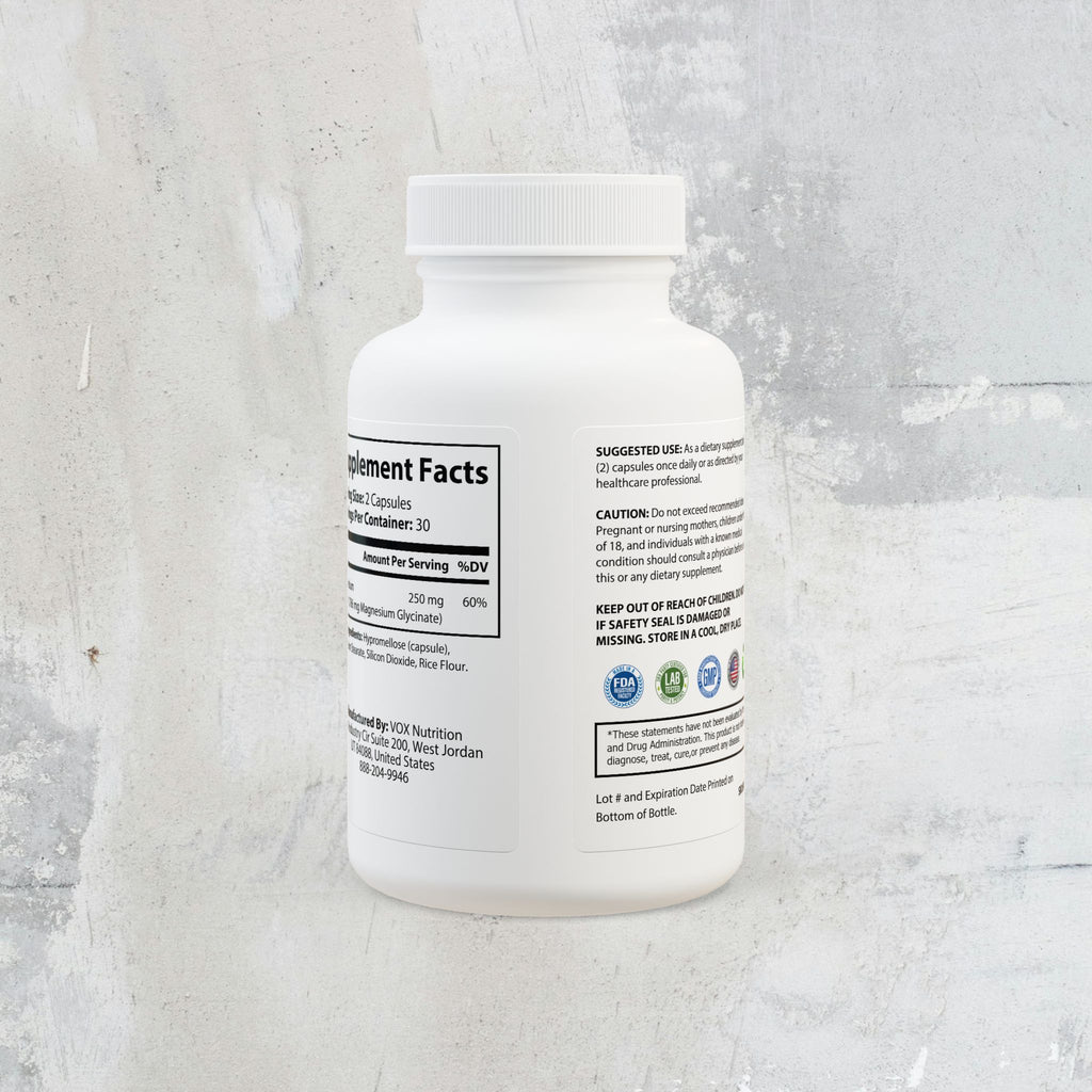 Nebula Magnesium Glycinate Supplement (60 Capsules)