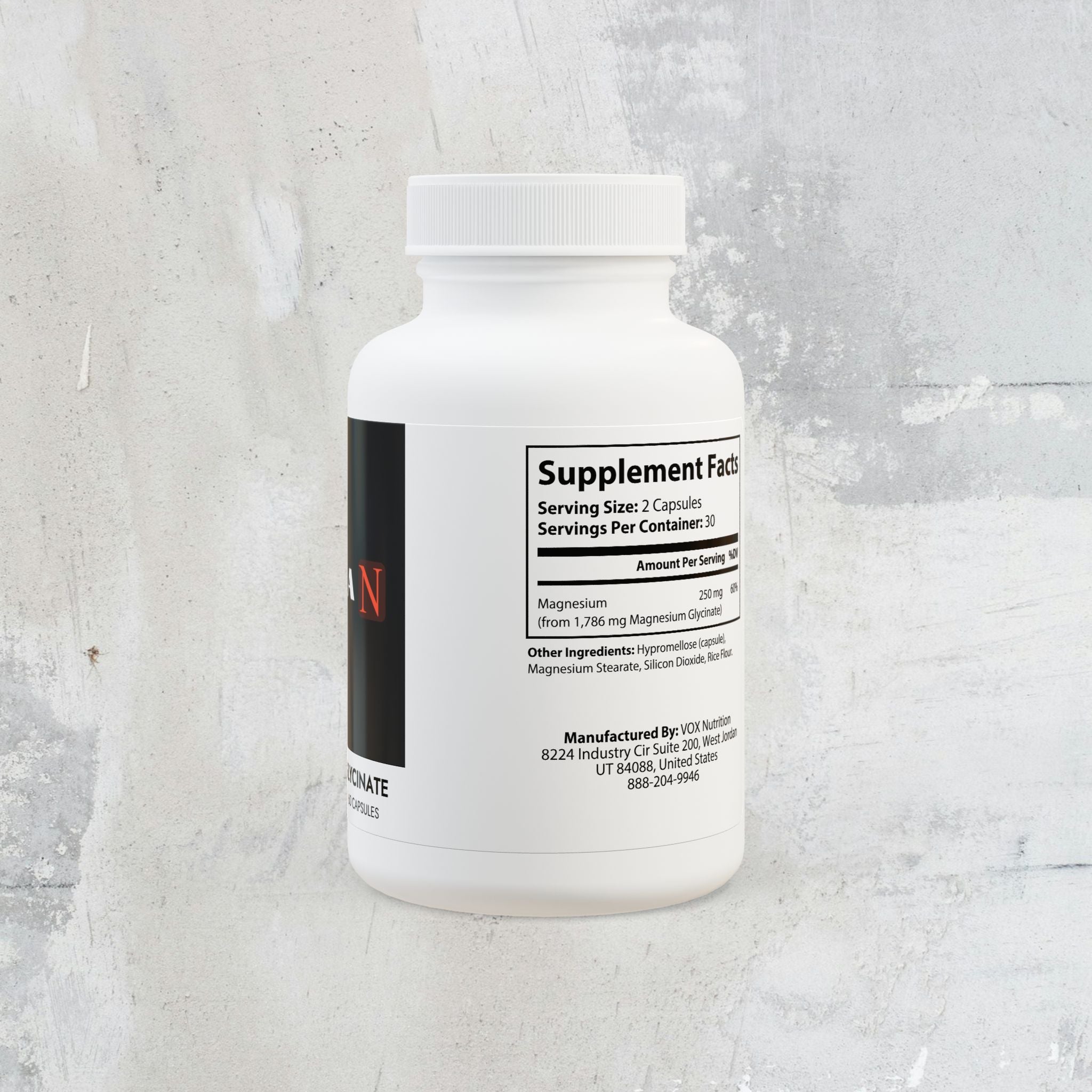 Nebula Magnesium Glycinate Supplement (60 Capsules)