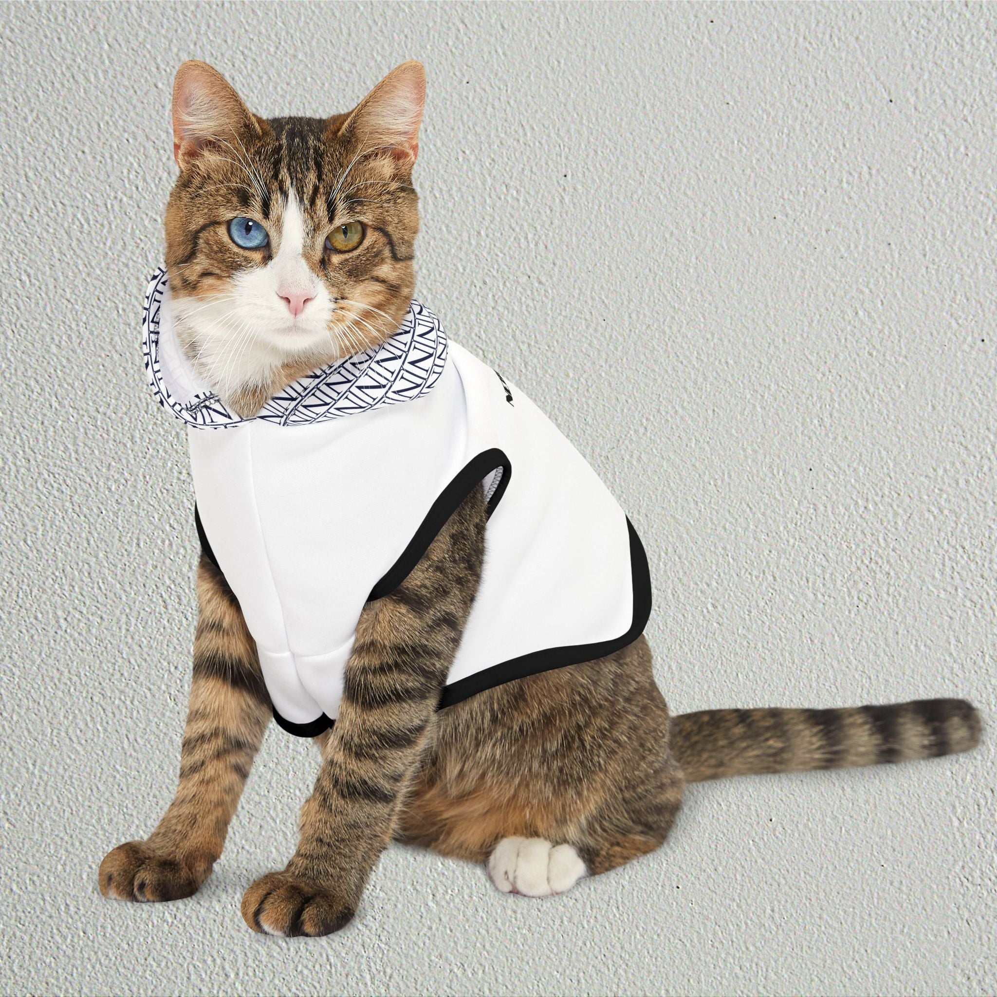 Nebula Pet Hoodie — Modern Monogrammed Dog & Cat Hoodie