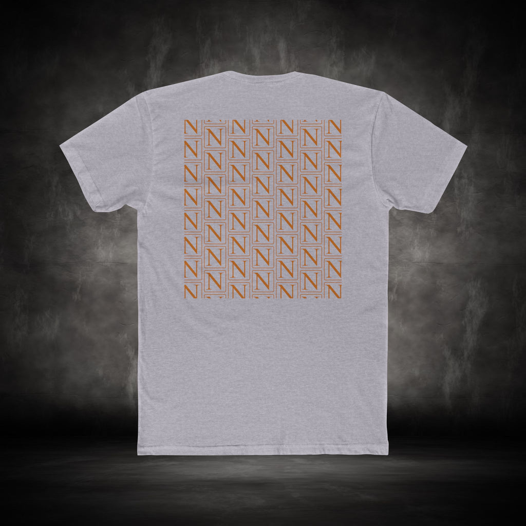 Nebula Line Minimalist Designer Cotton Crew T-Shirt