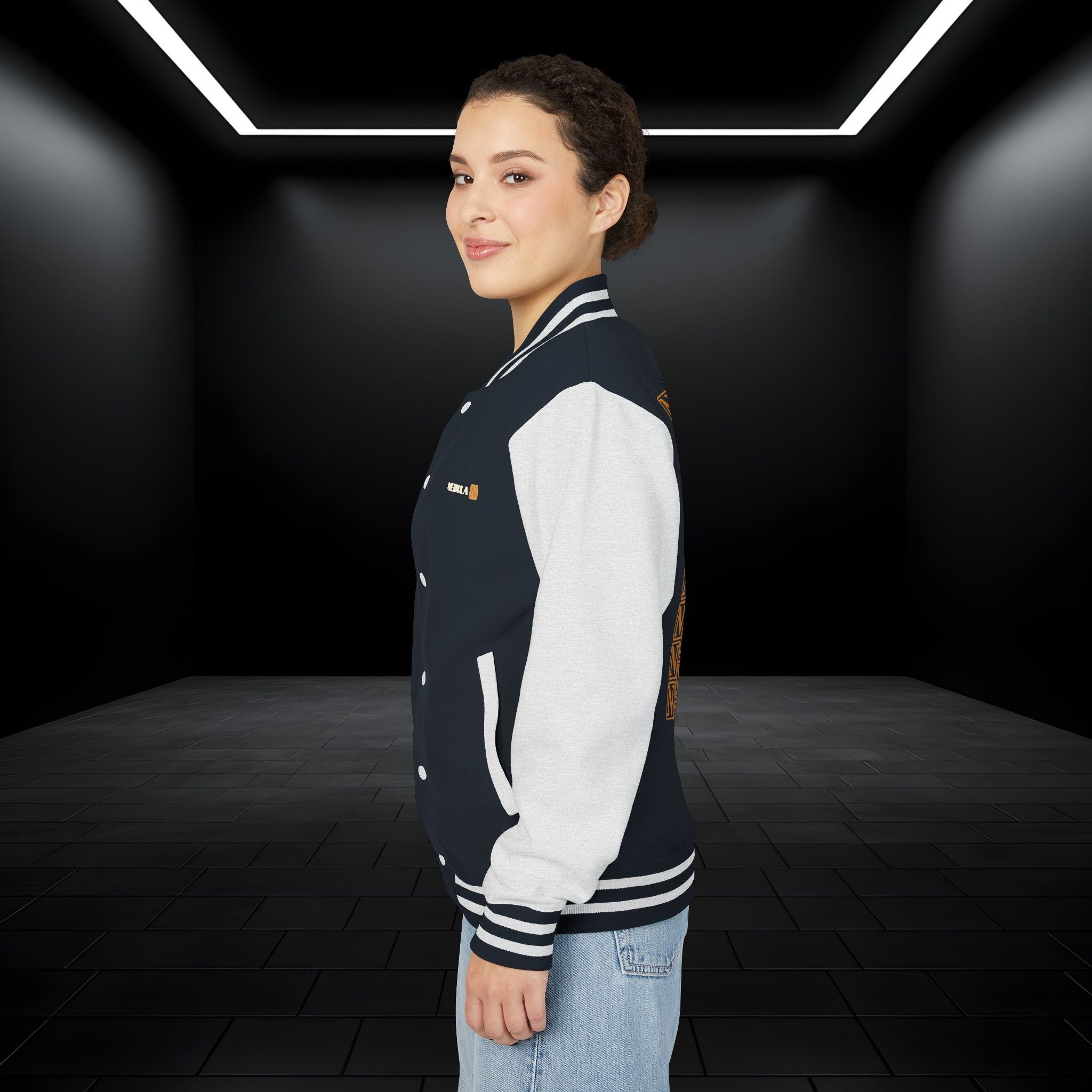 Nebula Line Designer Letterman Jacket – Retro Varsity