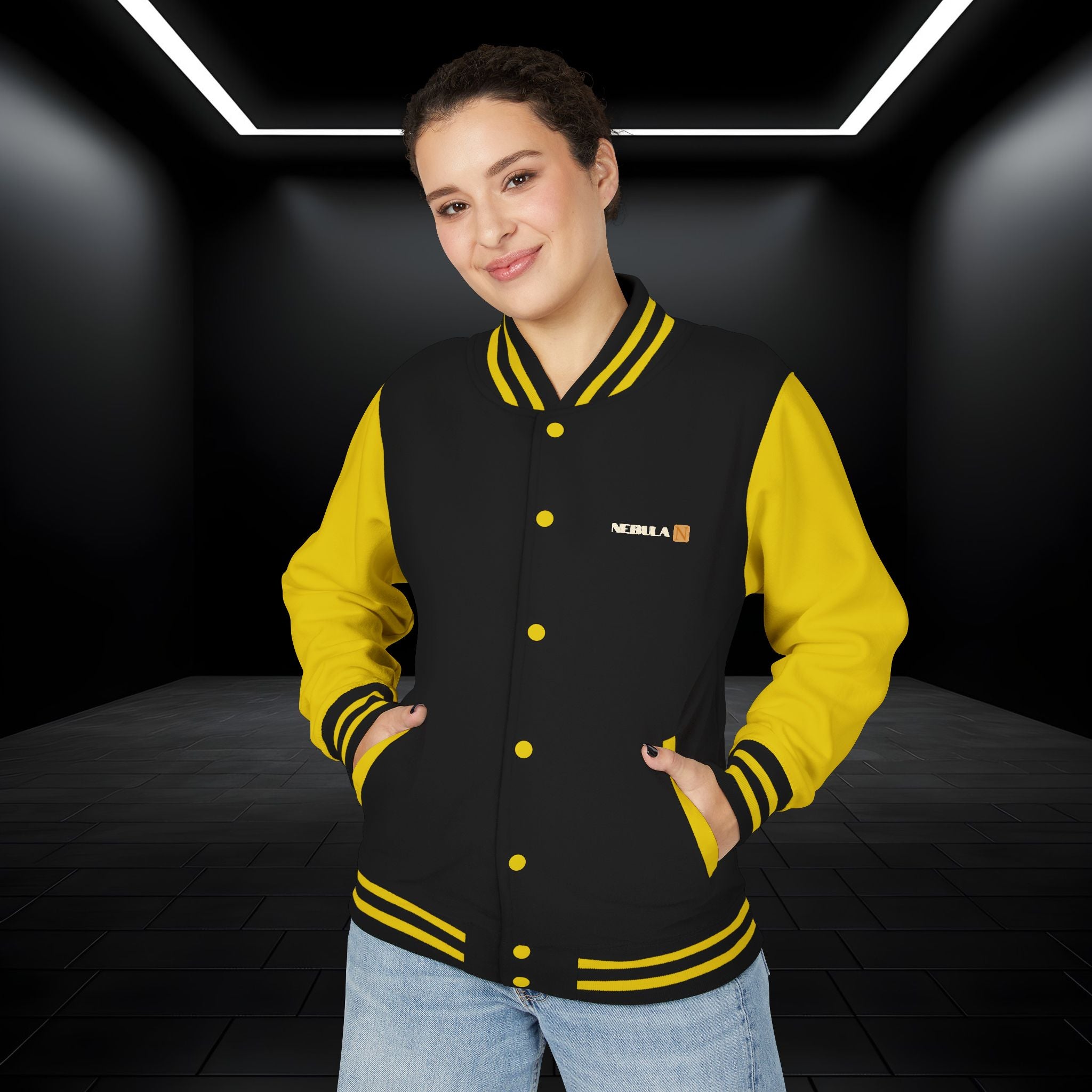 Nebula Line Designer Letterman Jacket – Retro Varsity