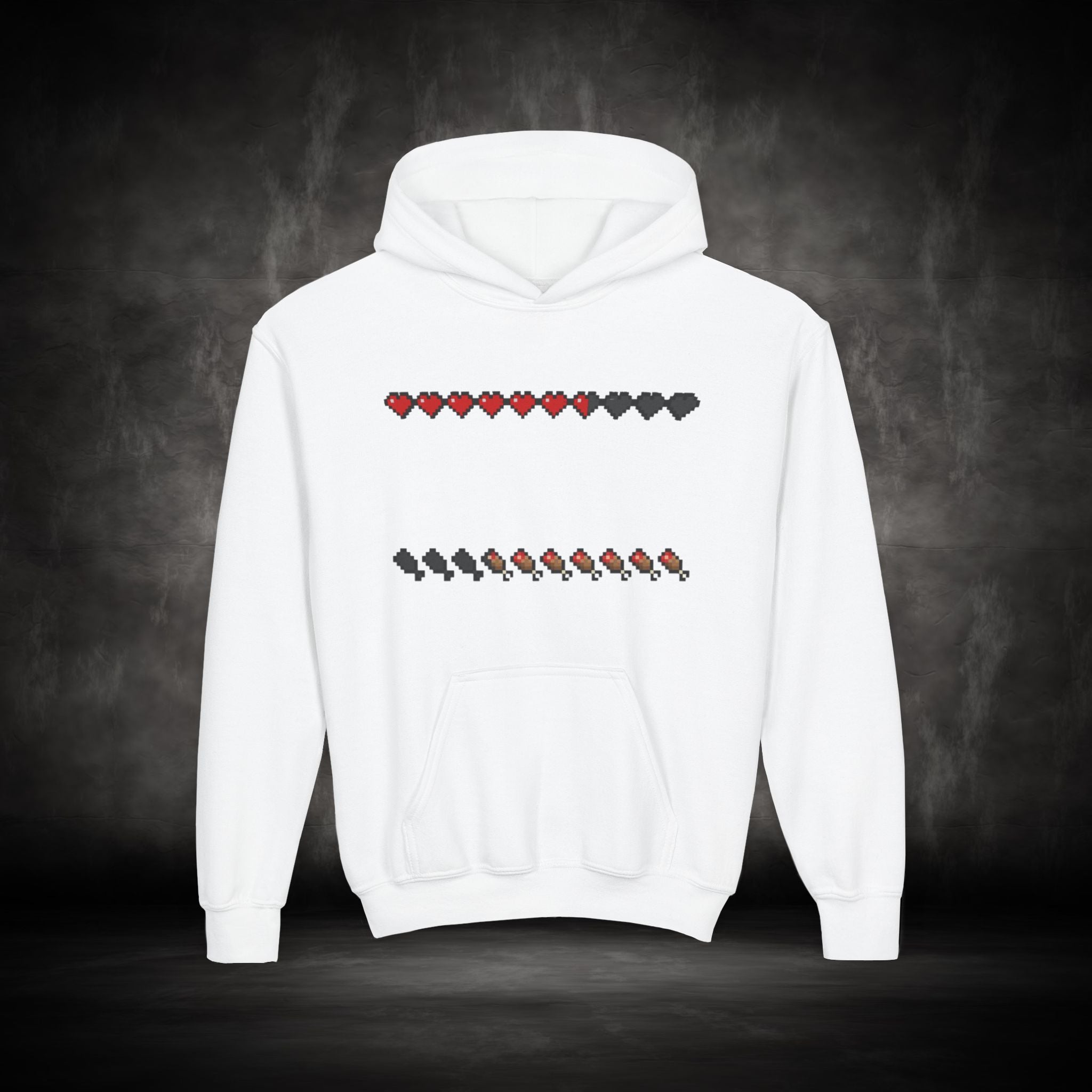 Youth Hoodie — Minecraft Pixel Design