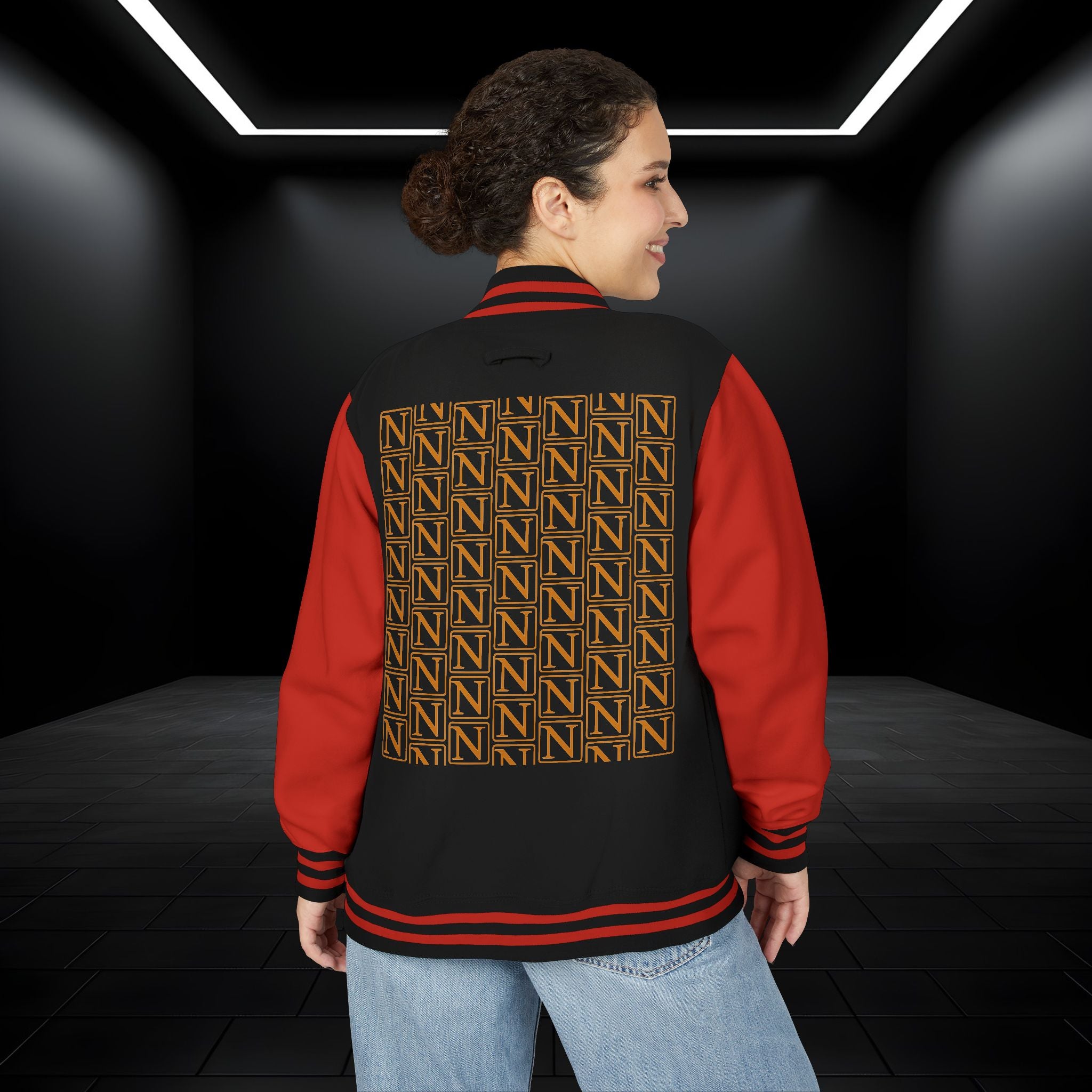 Nebula Line Designer Letterman Jacket – Retro Varsity