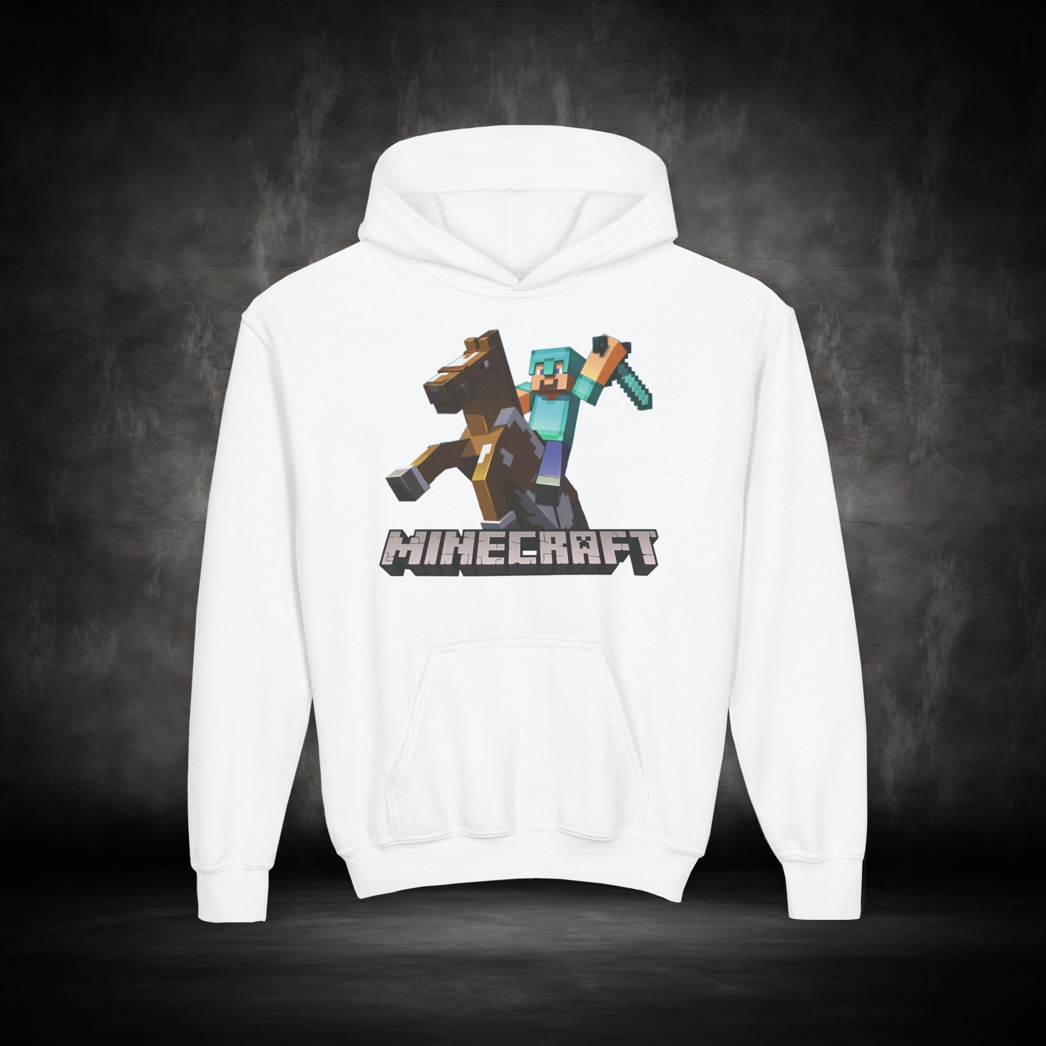 Youth Hoodie - Minecraft Kids Gaming Sweatshirt