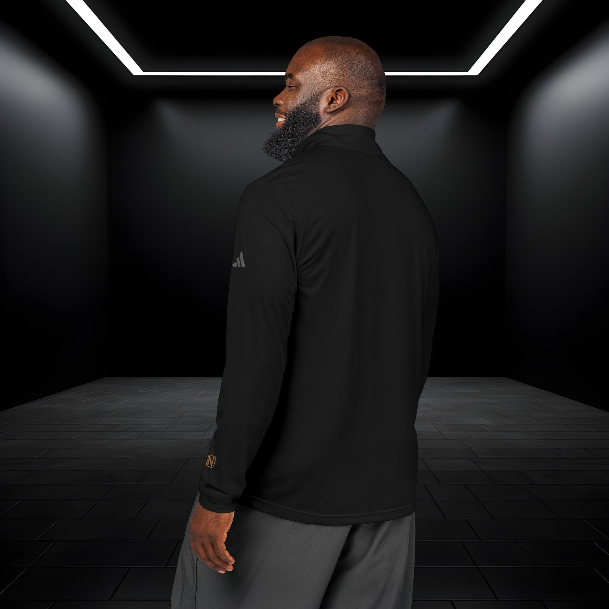 Nebula Line Limited Edition Adidas Collab Embroidered Quarter-Zip Pullover