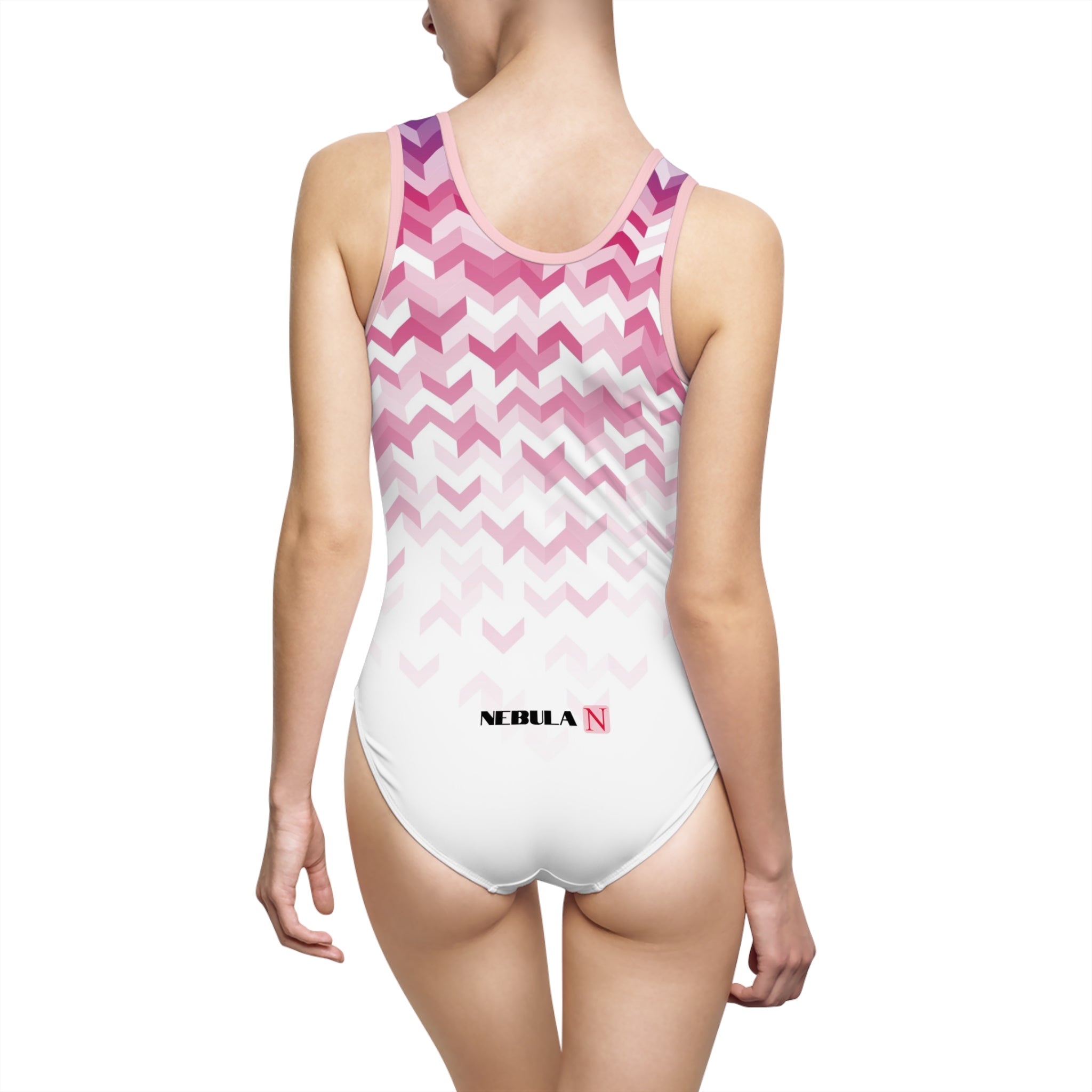 Nebula Line Classic Designer One-Piece Swimsuit
