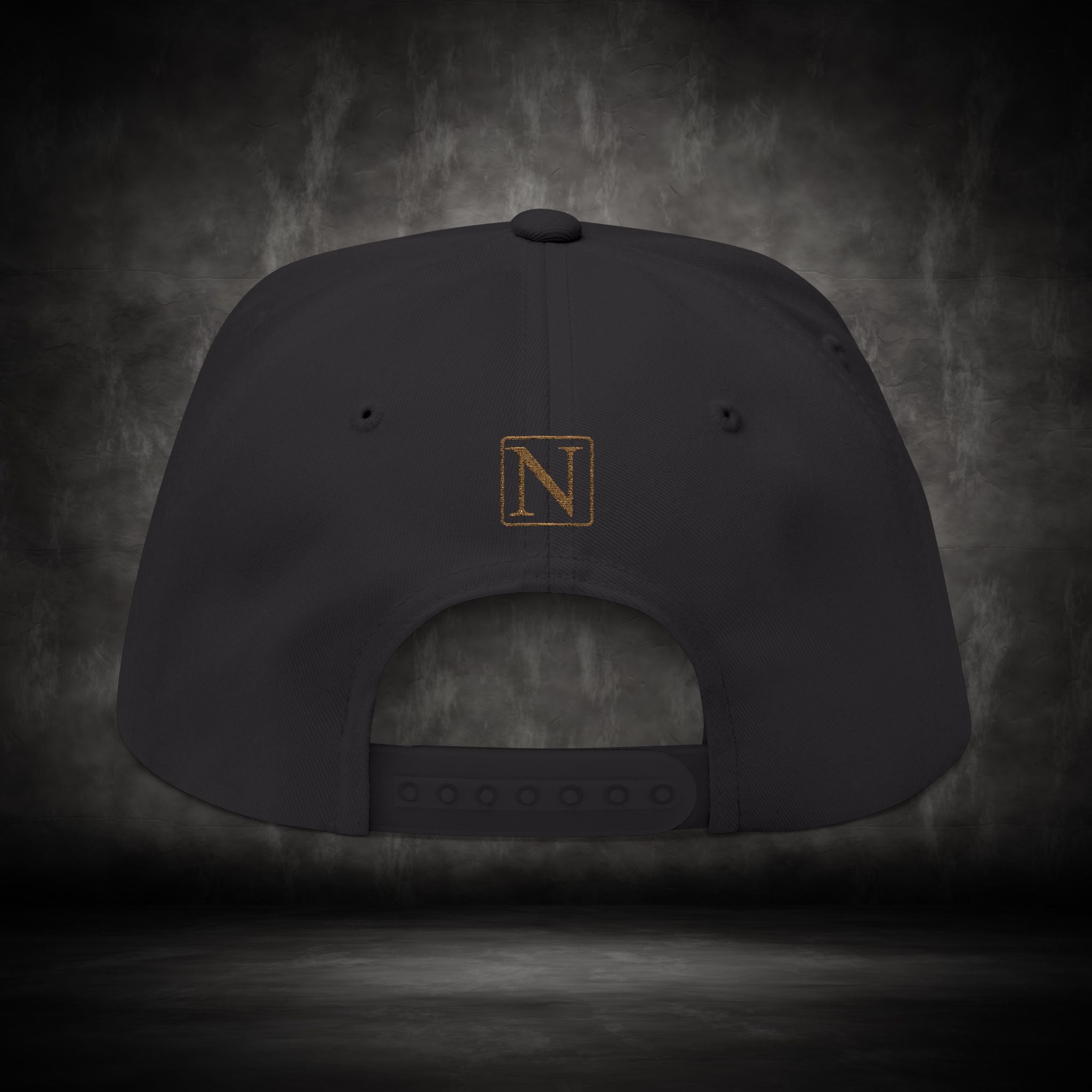 Nebula Line Flat Bill Cap - Embroidered Snapback Hat