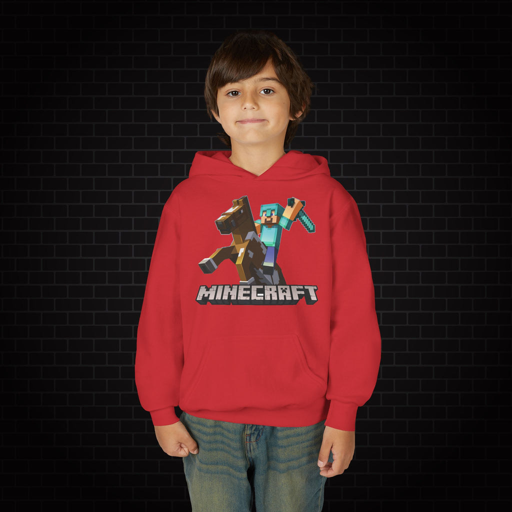 Youth Hoodie - Minecraft Kids Gaming Sweatshirt