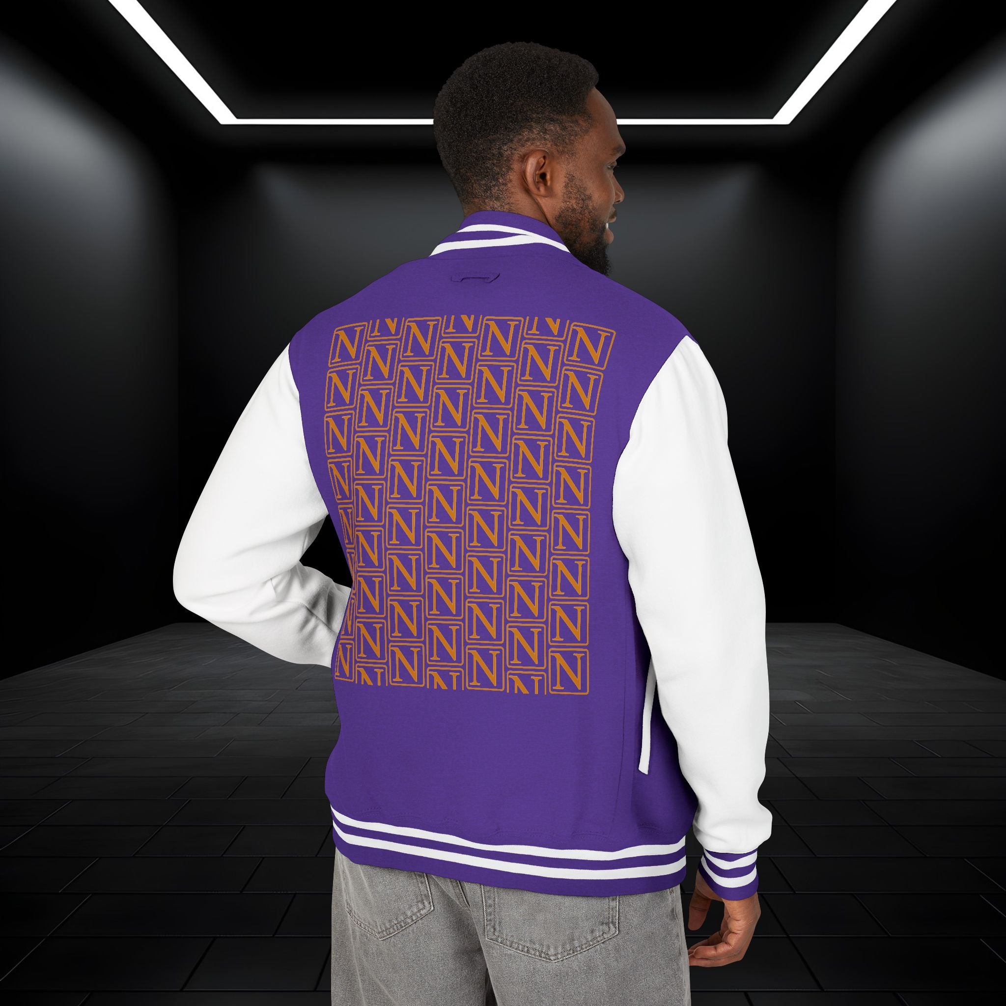 Nebula Line Designer Letterman Jacket – Retro Varsity