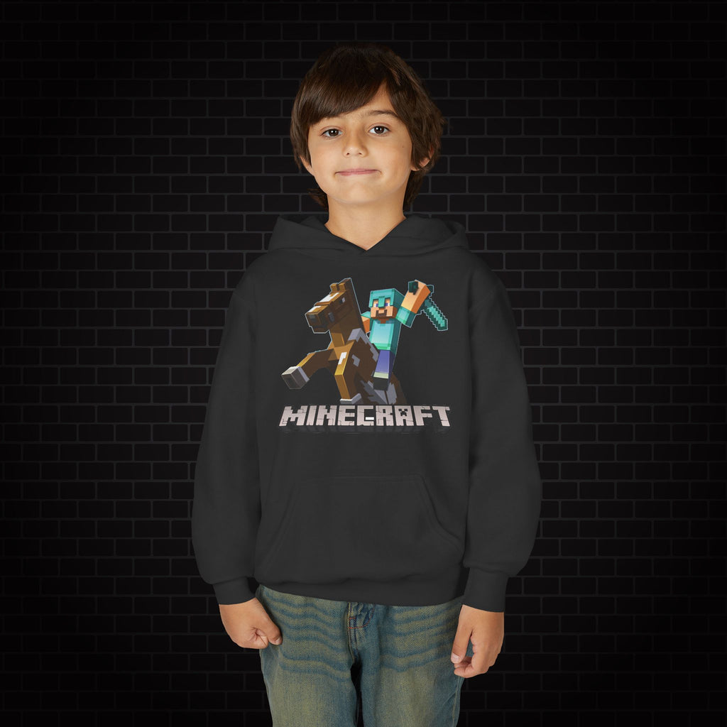 Youth Hoodie - Minecraft Kids Gaming Sweatshirt