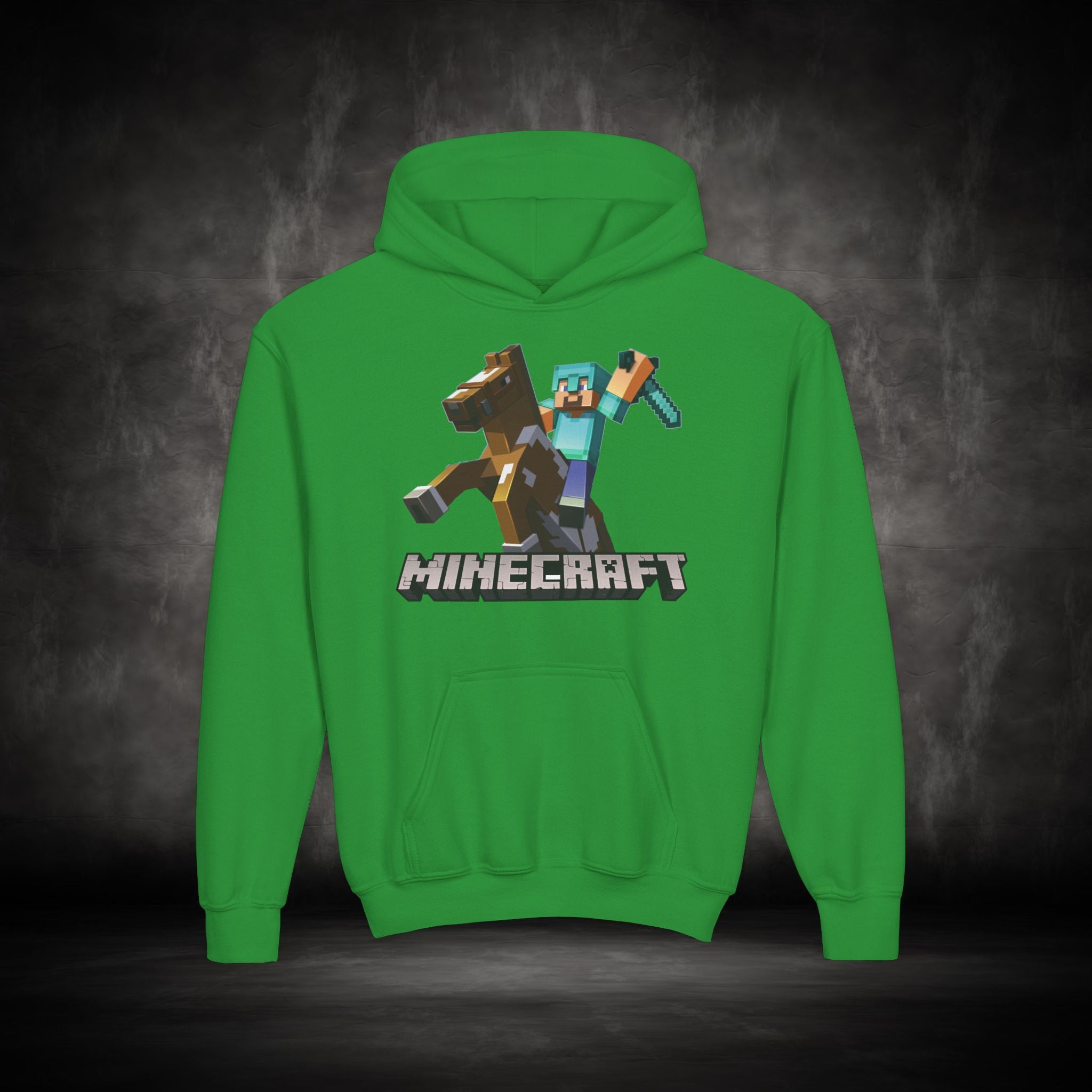 Youth Hoodie - Minecraft Kids Gaming Sweatshirt