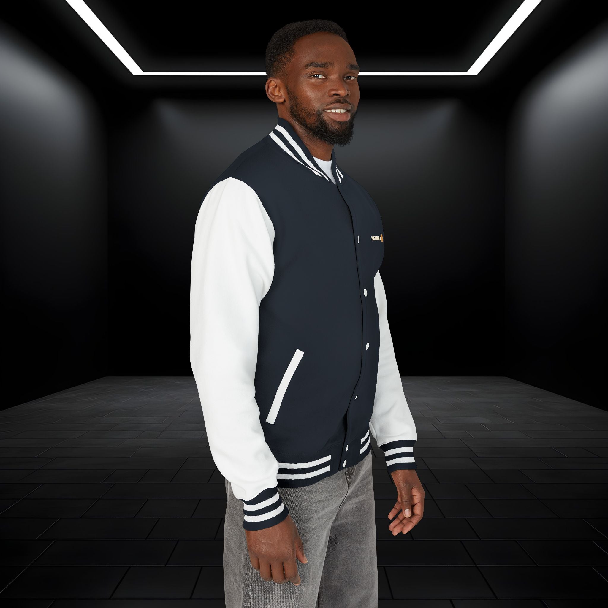 Nebula Line Designer Letterman Jacket – Retro Varsity