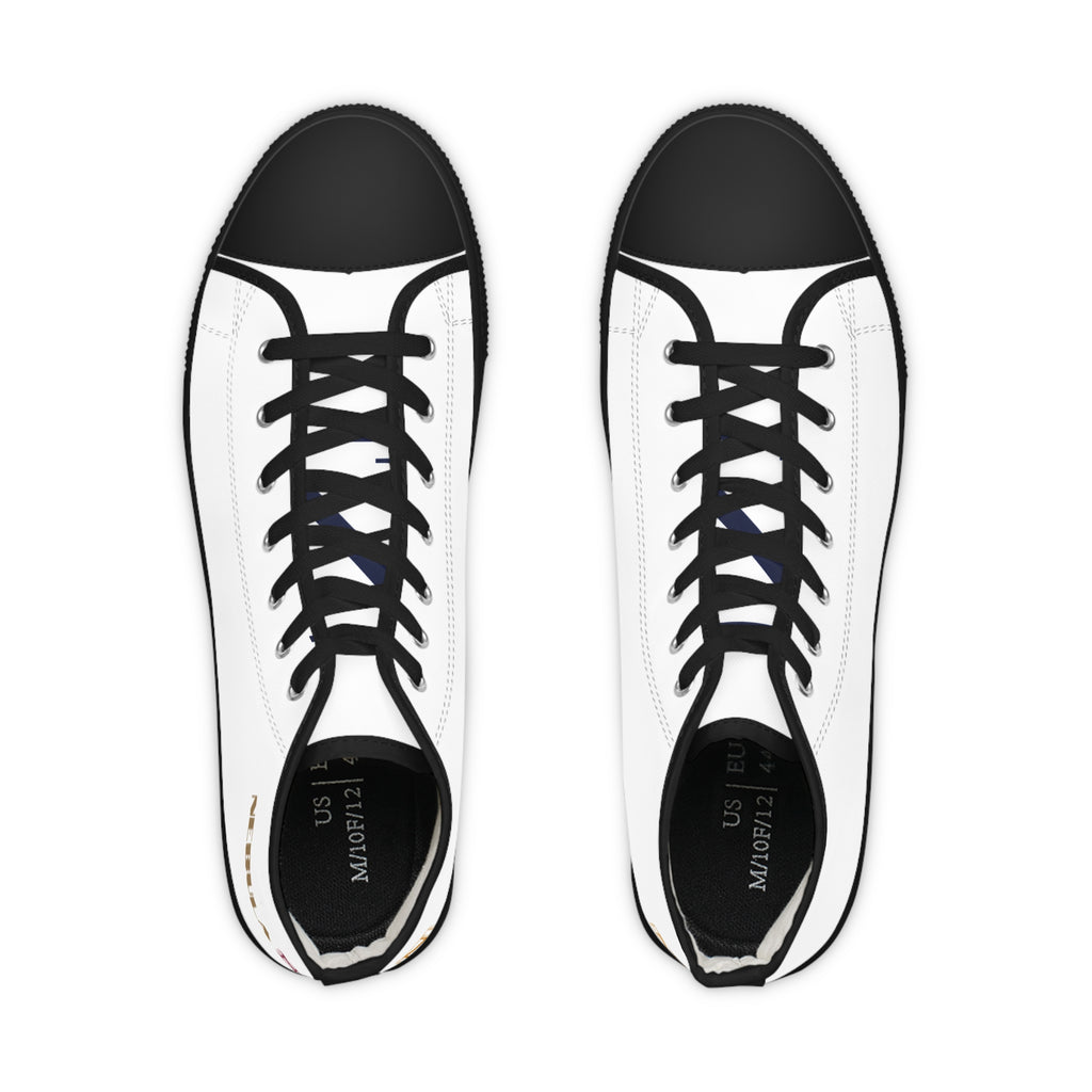 Nebula Line Limited Edition High Top Canvas Sneakers For Men