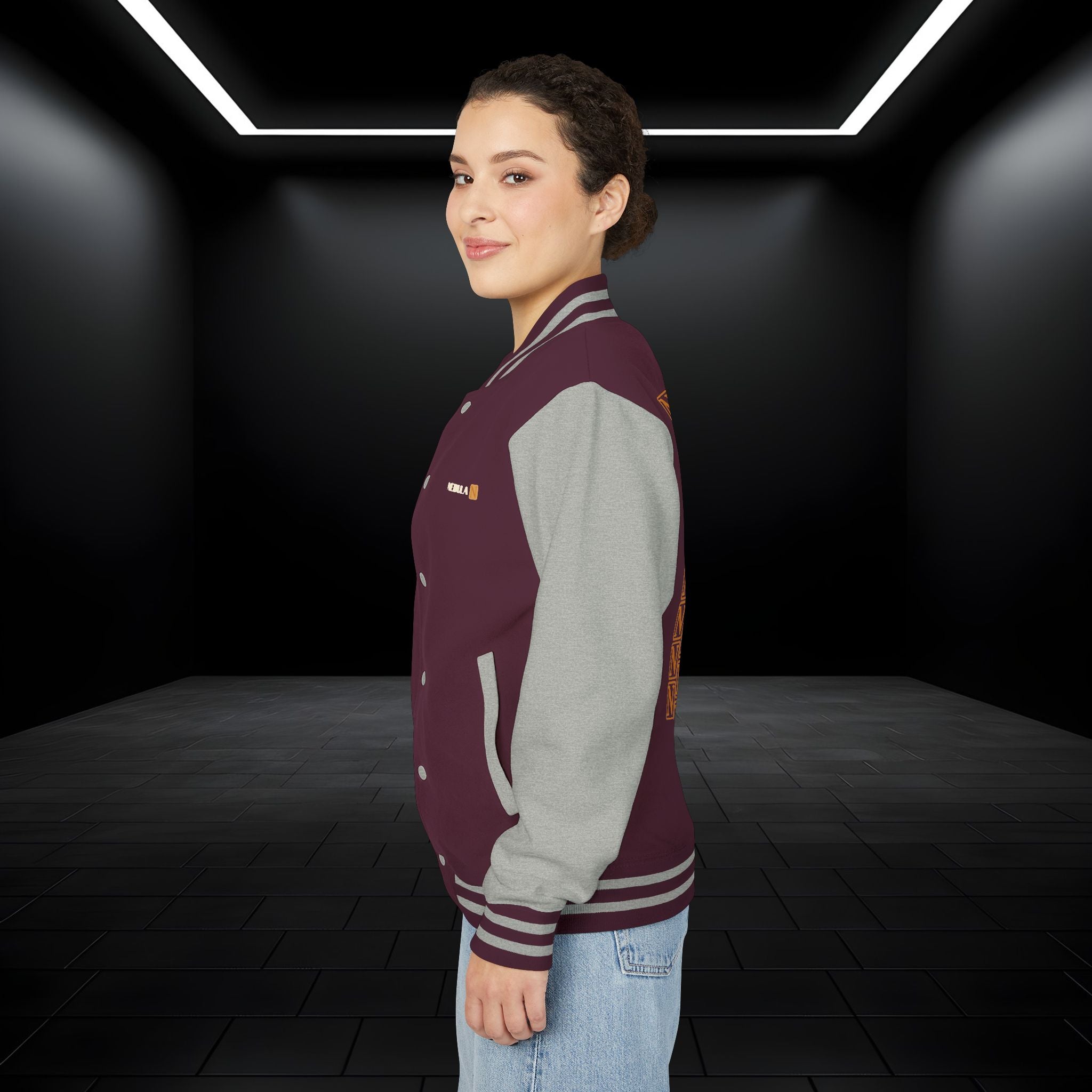 Nebula Line Designer Letterman Jacket – Retro Varsity