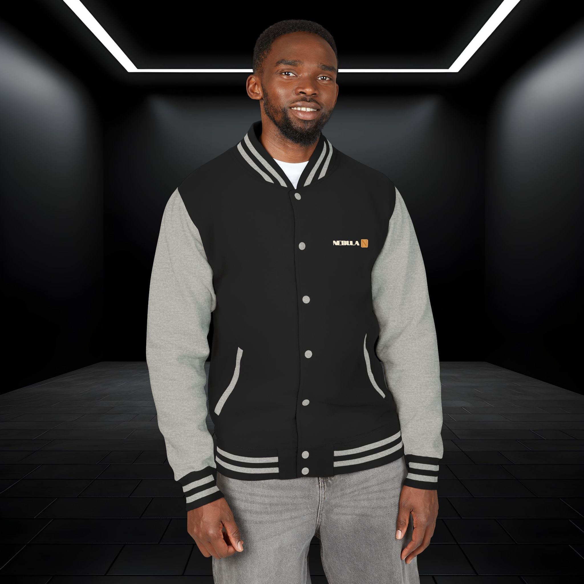 Nebula Line Designer Letterman Jacket – Retro Varsity