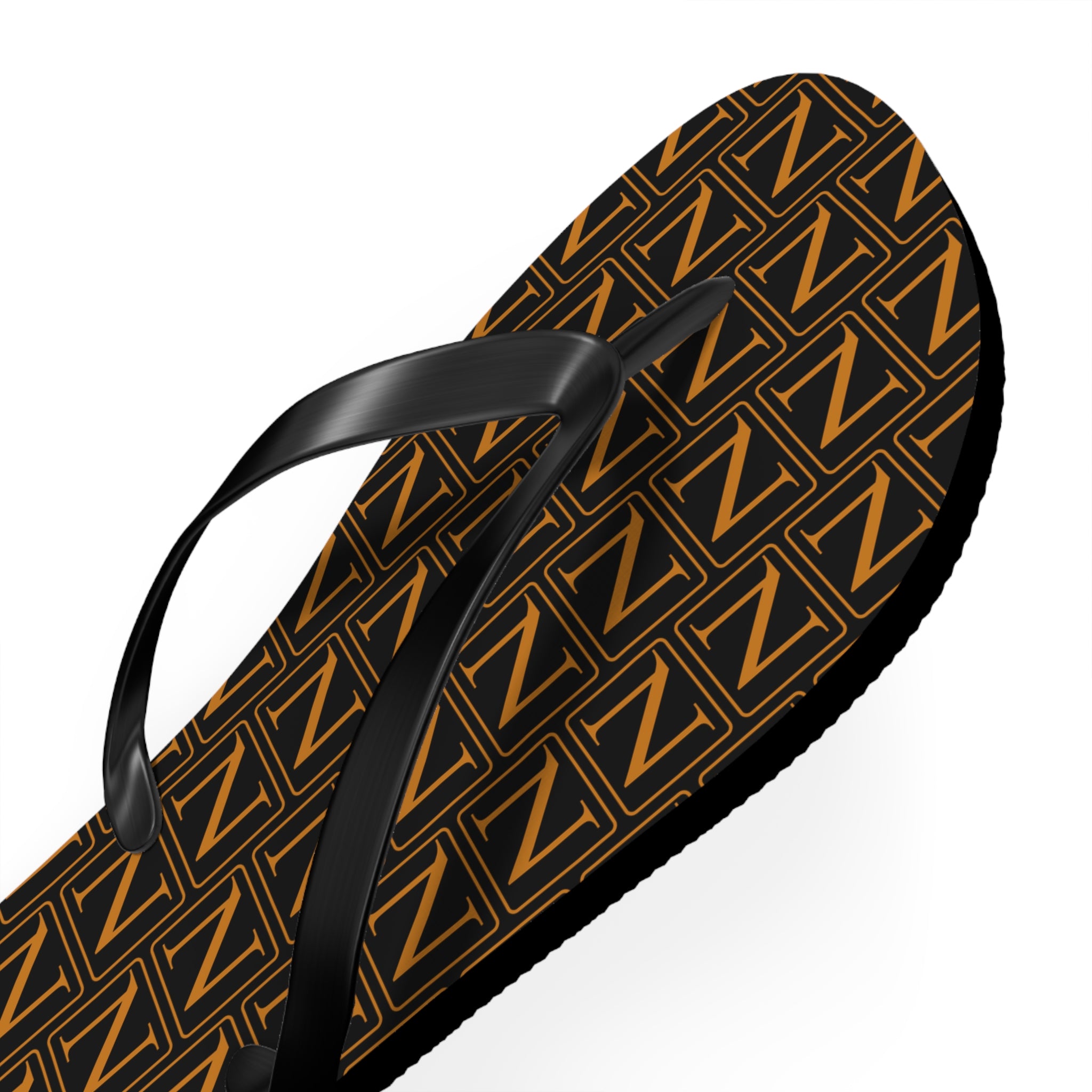 Nebula Line Limited Edition Black and Gold Flip Flops