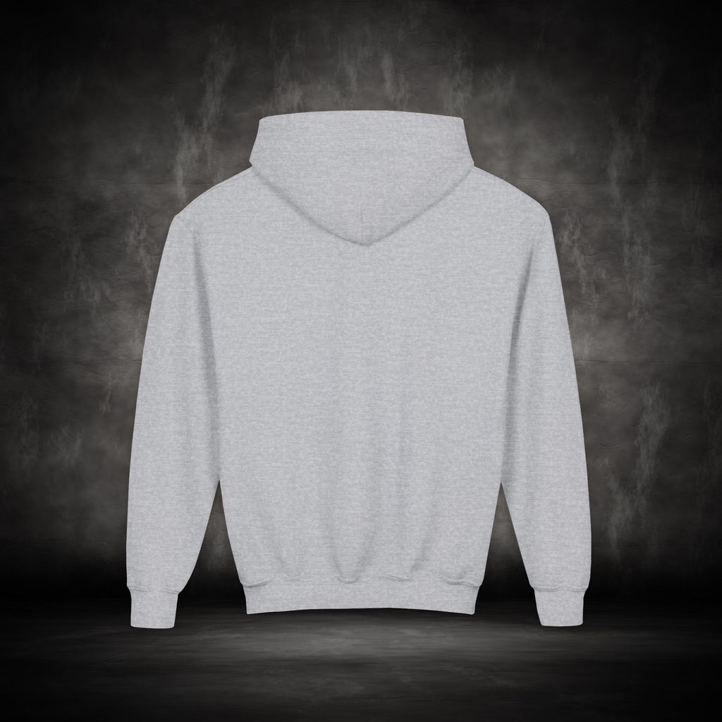 Youth Hoodie — Gamer Sweatshirt with Pixel Heart Patch