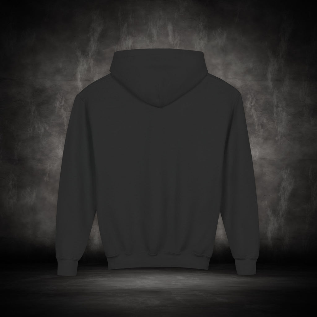 Youth Hoodie — Gamer Sweatshirt with Pixel Heart Patch