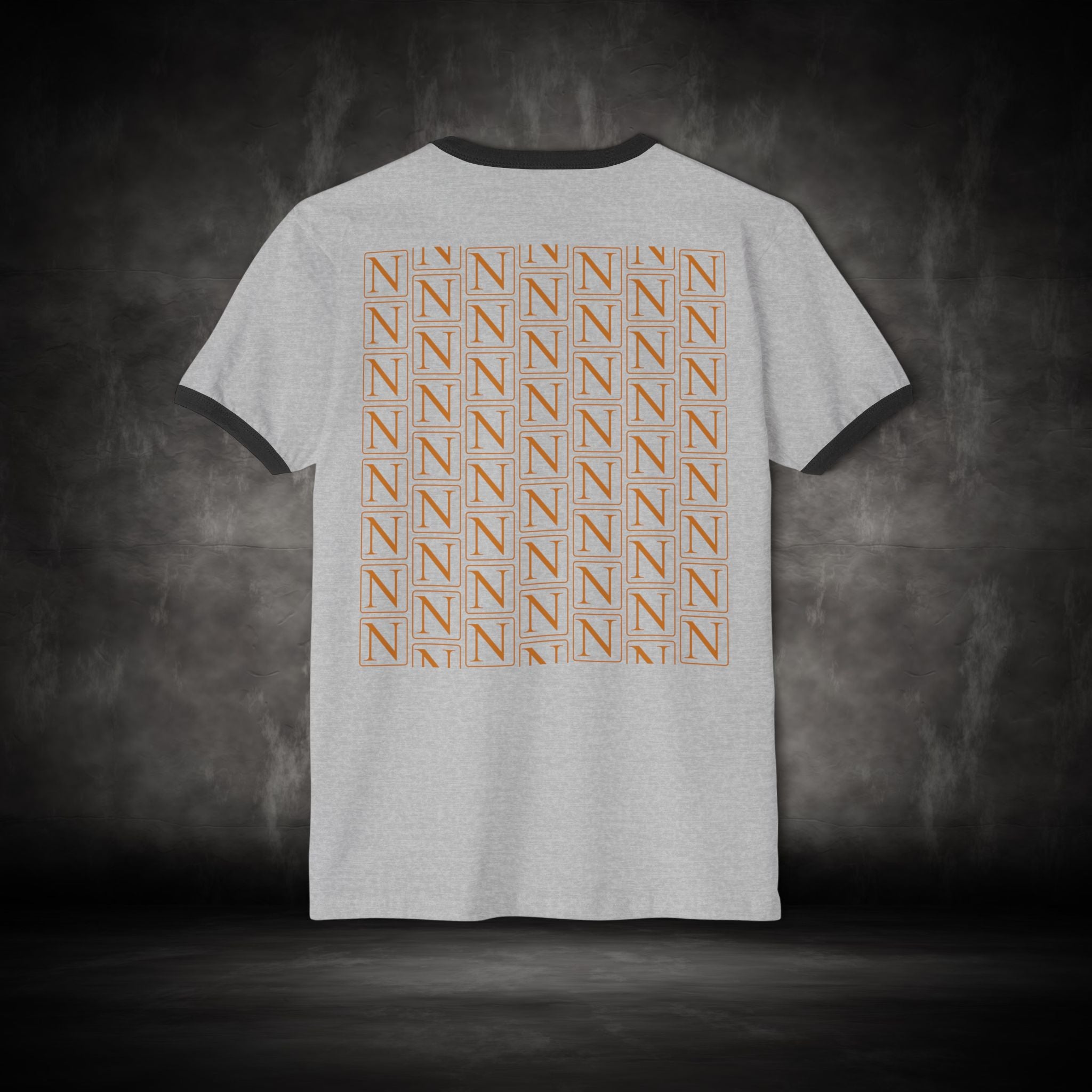 Nebula Line Retro Ringer Crewneck T-Shirt