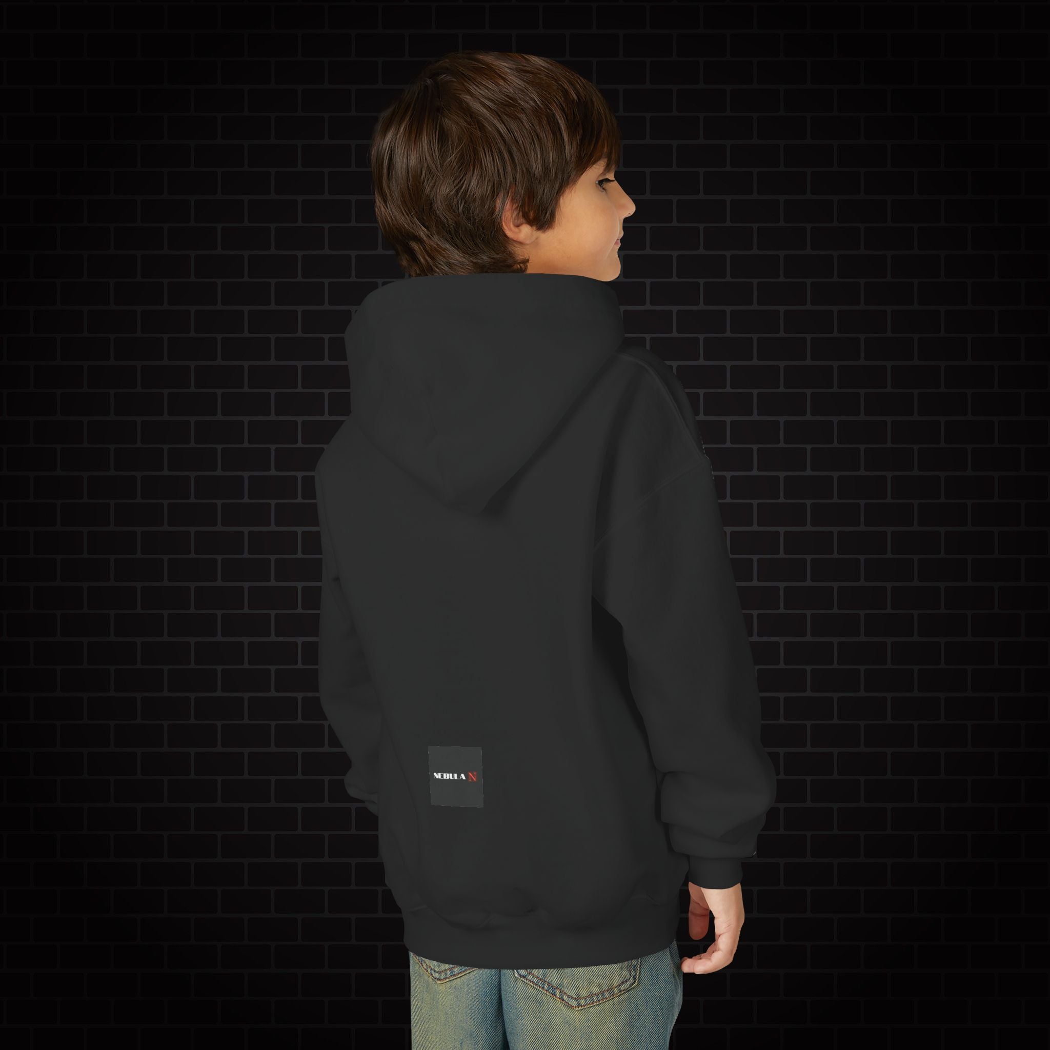 Youth Hoodie — "Chicken Jockey" Minecraft Kids Hooded Sweatshirt