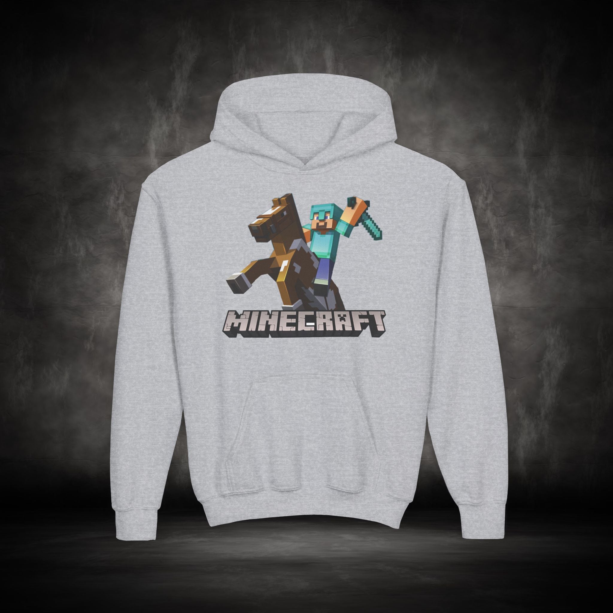 Youth Hoodie - Minecraft Kids Gaming Sweatshirt
