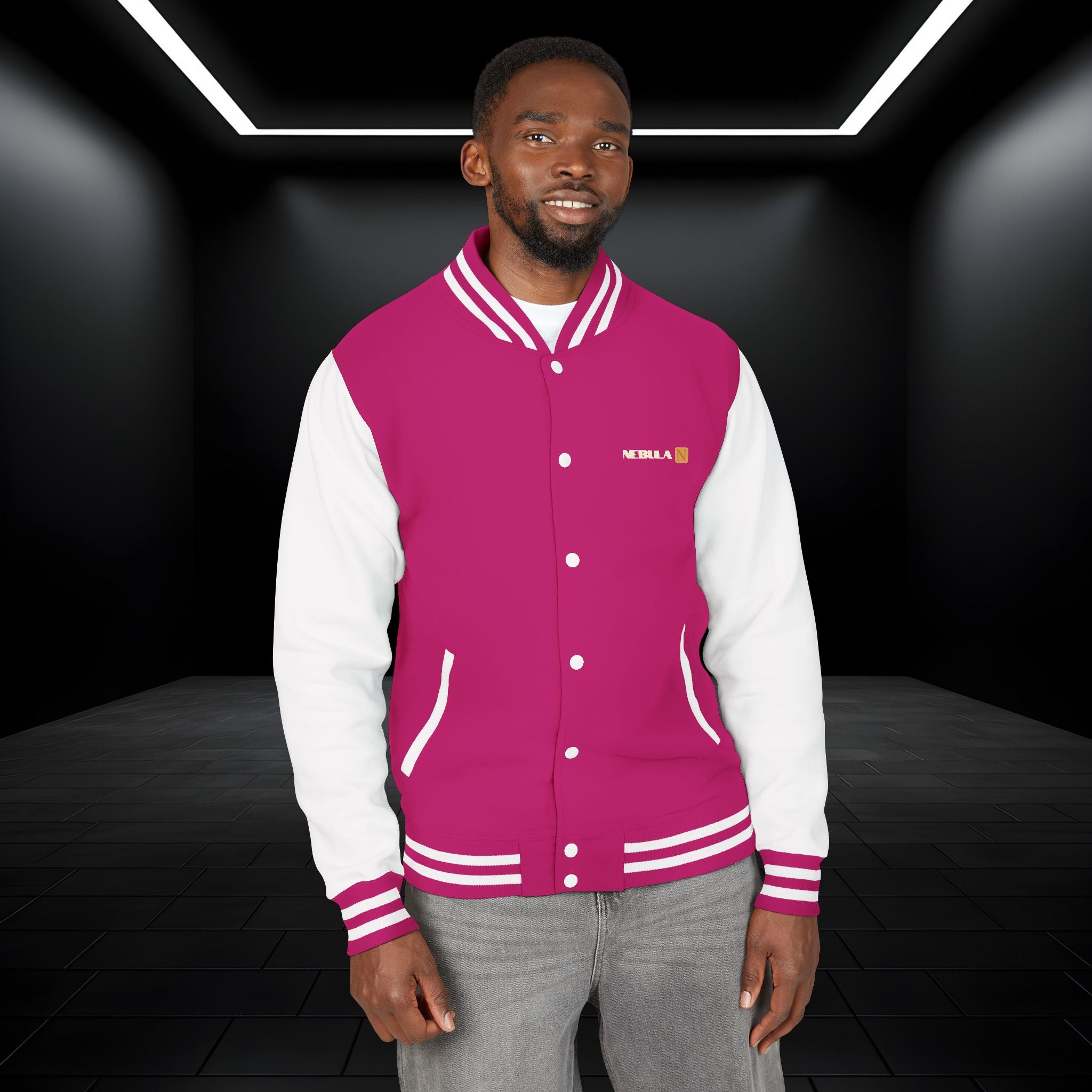 Nebula Line Designer Letterman Jacket – Retro Varsity