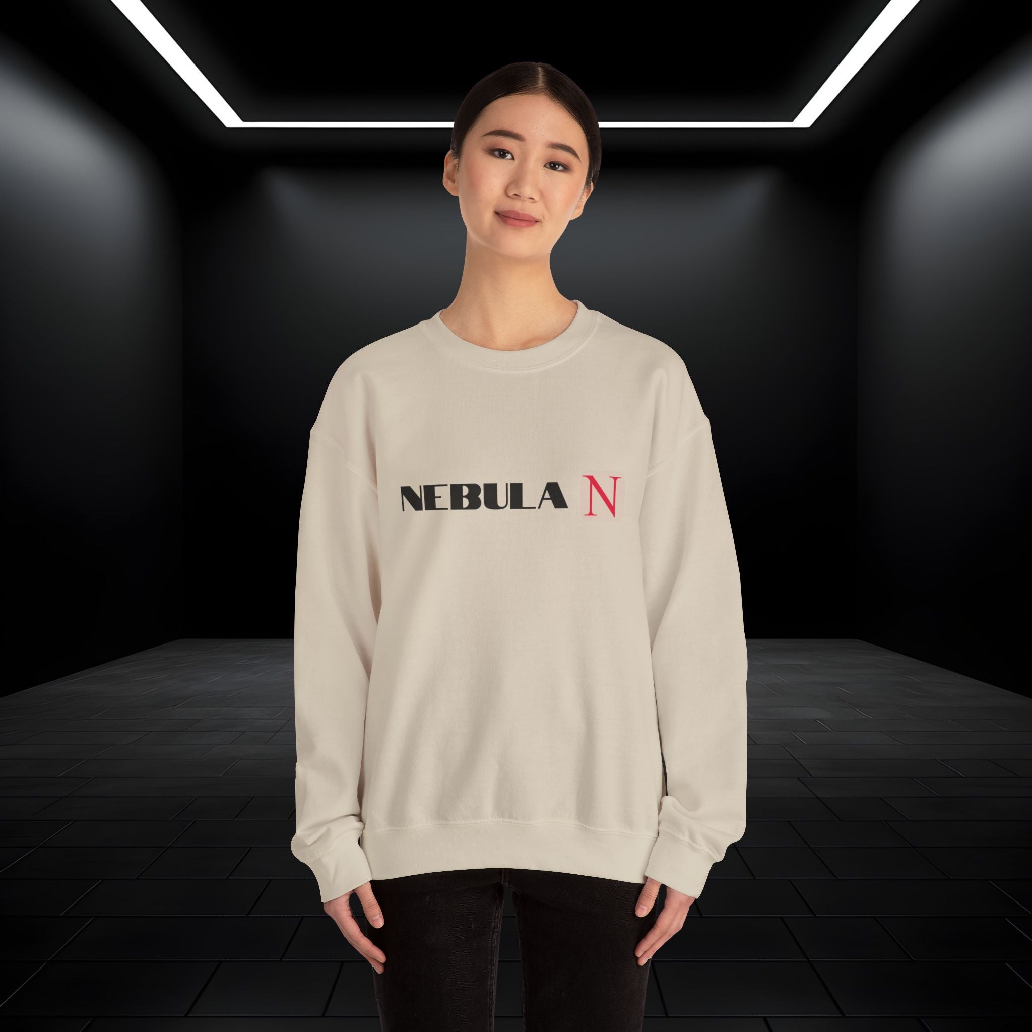 Nebula Line Designer Crewneck Sweatshirt